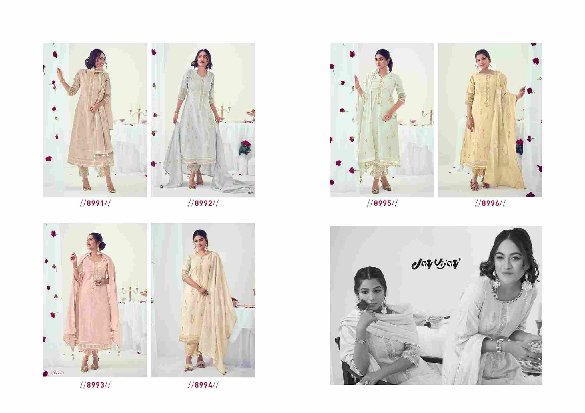 Dawat By Jay Vijay Prints 8991 To 8996 Series Designer Festive Suits Beautiful Fancy Stylish Colorful Party Wear & Occasional Wear Pure Cotton Print Dresses At Wholesale Price