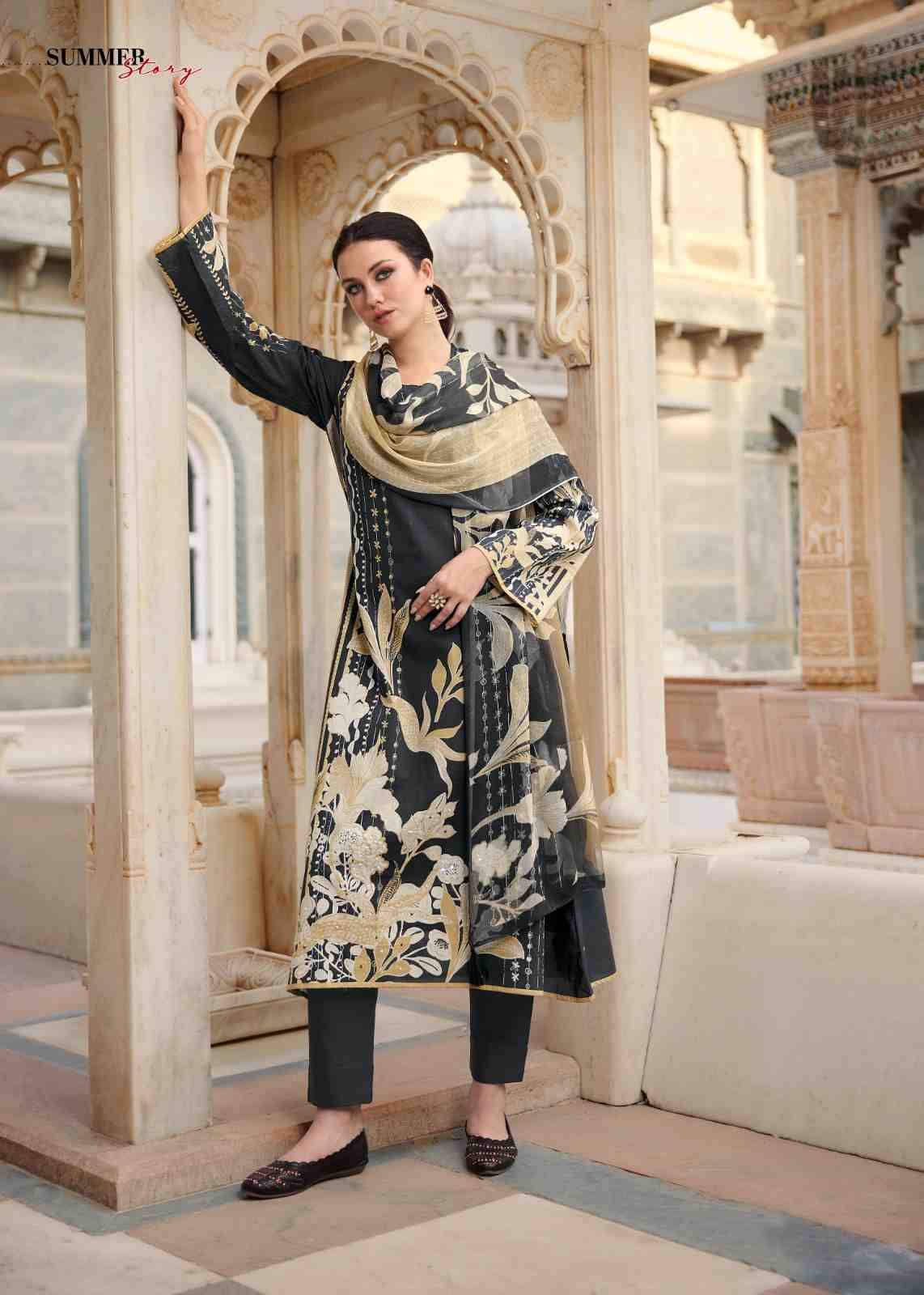 Splendor By Sadhana Fashion 1001 To 1008 Series Designer Festive Suits Beautiful Fancy Stylish Colorful Party Wear & Occasional Wear Lawn Cotton Print Dresses At Wholesale Price
