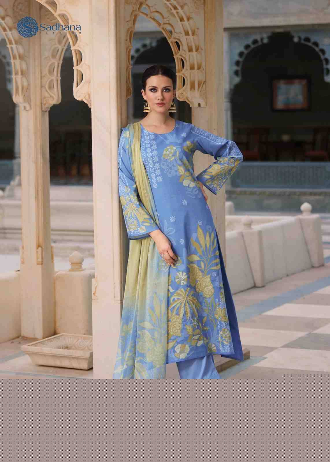 Splendor By Sadhana Fashion 1001 To 1008 Series Designer Festive Suits Beautiful Fancy Stylish Colorful Party Wear & Occasional Wear Lawn Cotton Print Dresses At Wholesale Price