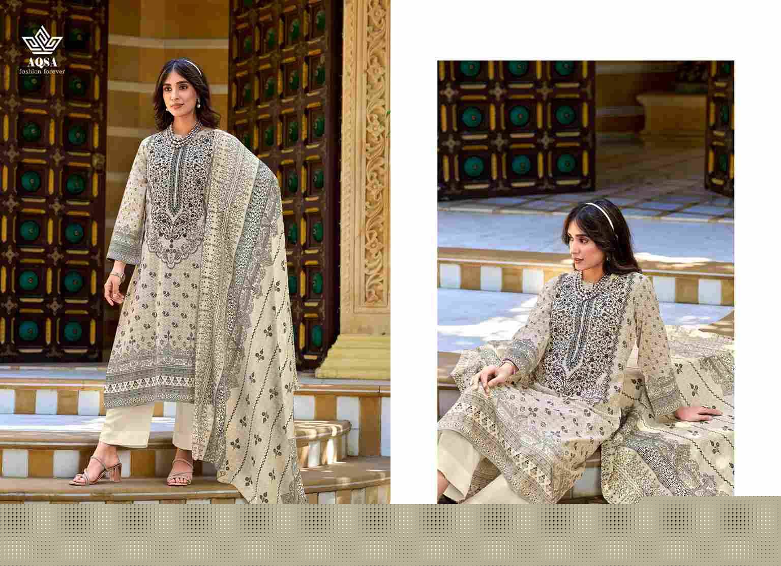 Luxshya By Aqsa 1001 To 1006 Series Beautiful Pakistani Suits Stylish Fancy Colorful Party Wear & Occasional Wear Pure Cambric Cotton Embroidered Dresses At Wholesale Price