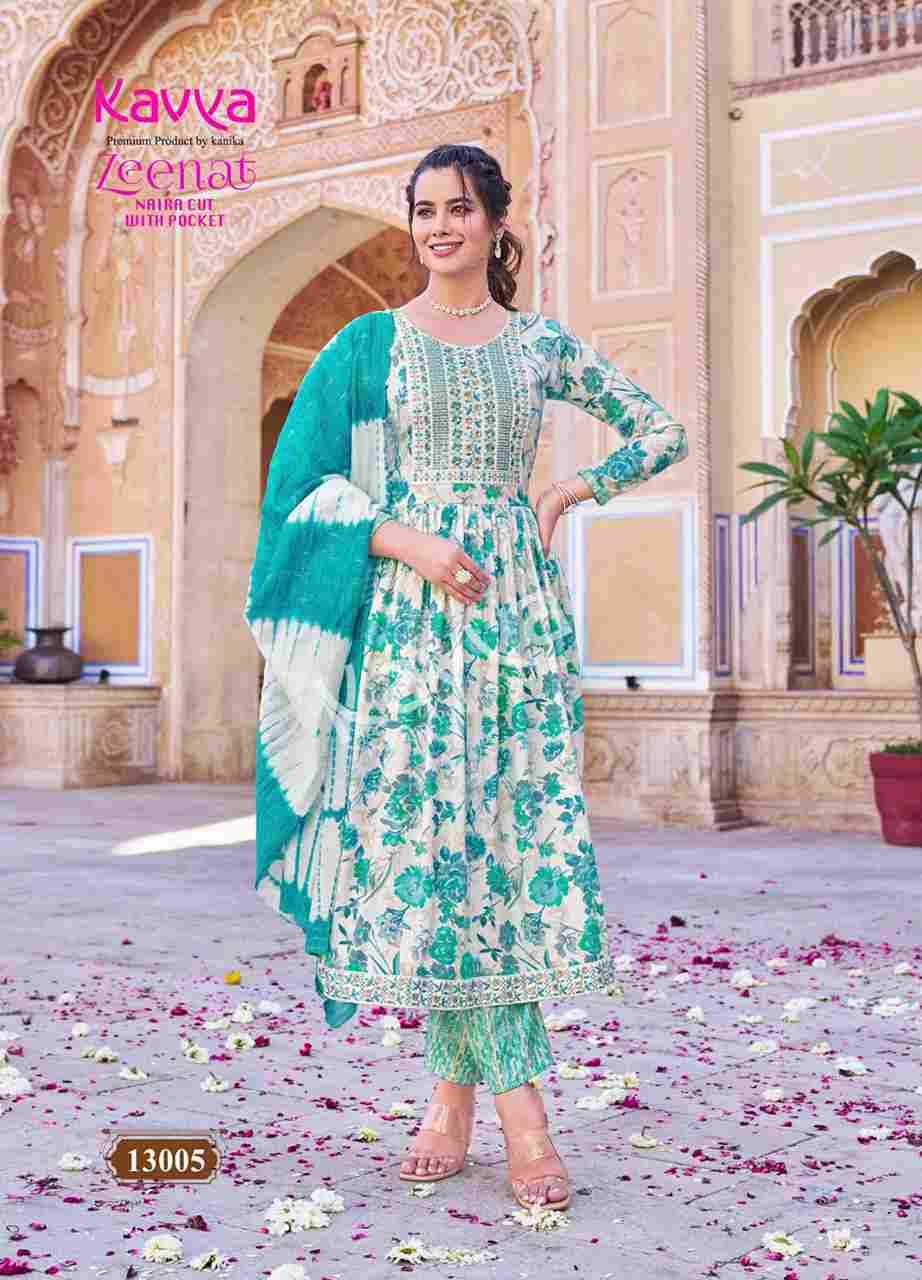 Zeenat Vol-13 By Kavya 13001 To 13010 Series Beautiful Festive Suits Colorful Stylish Fancy Casual Wear & Ethnic Wear Capsule Dresses At Wholesale Price
