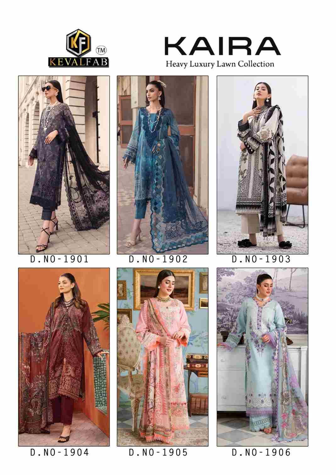 Kaira Vol-19 By Keval Fab 1901 To 1906 Series Beautiful Festive Suits Colorful Stylish Fancy Casual Wear & Ethnic Wear Pure Cotton Print Dresses At Wholesale Price