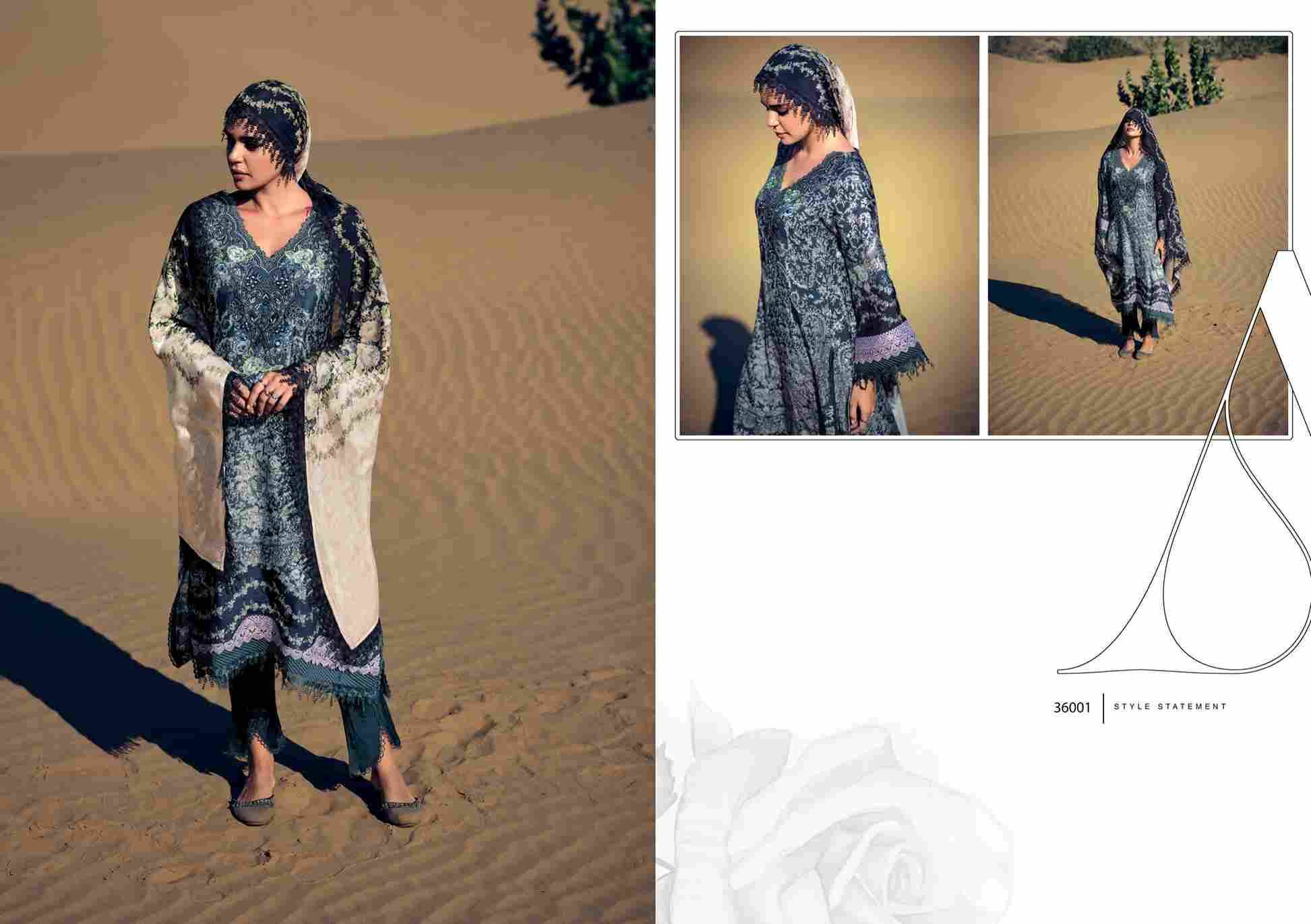 Petals By Gull Jee 36001 To 36006 Series Beautiful Festive Suits Colorful Stylish Fancy Casual Wear & Ethnic Wear Pure Muslin Embroidered Dresses At Wholesale Price