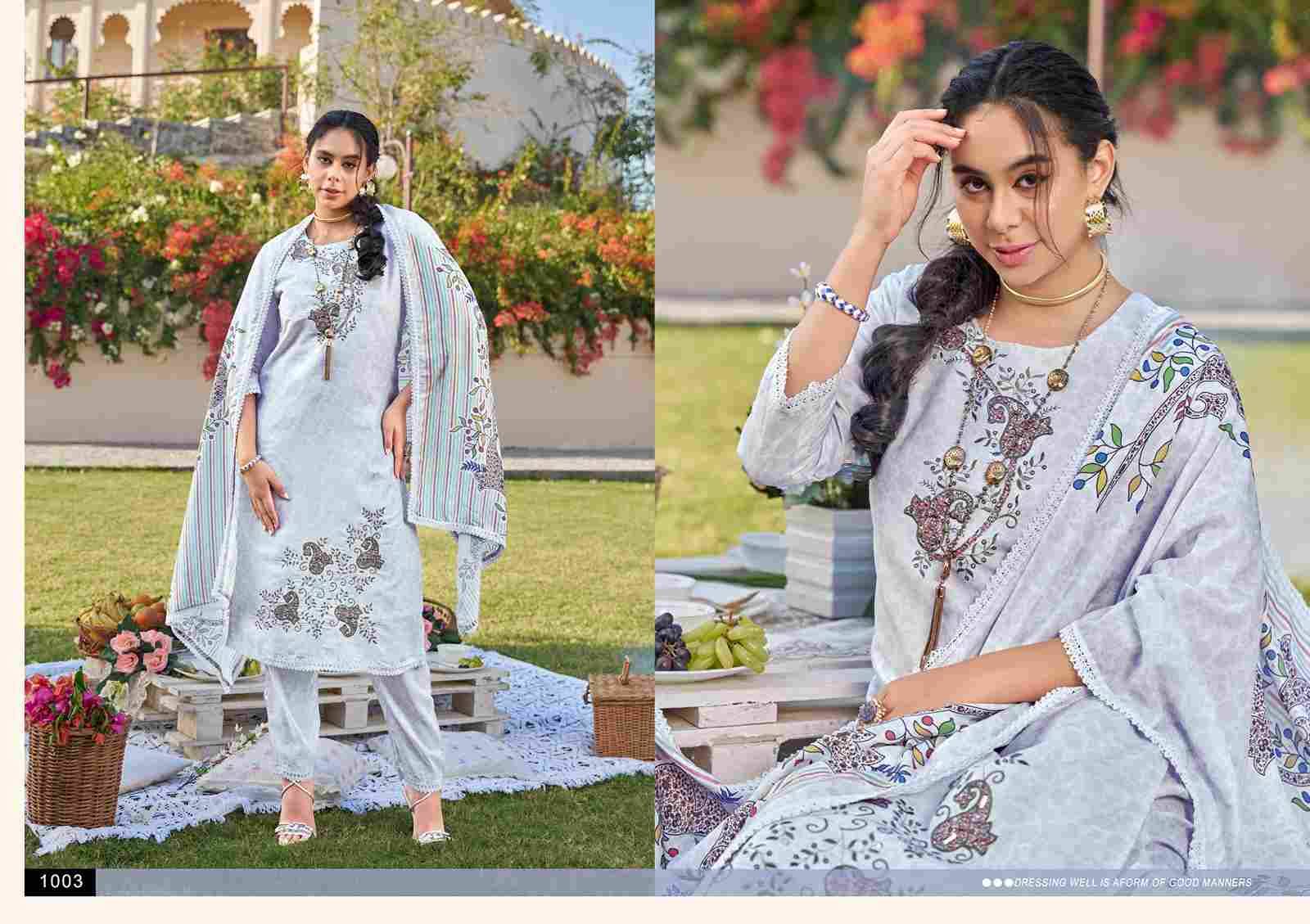 Digial Applique By Isavasyam 1001 To 1006 Series Beautiful Stylish Fancy Colorful Casual Wear & Ethnic Wear Collection Muslin Cotton Dresses At Wholesale Price