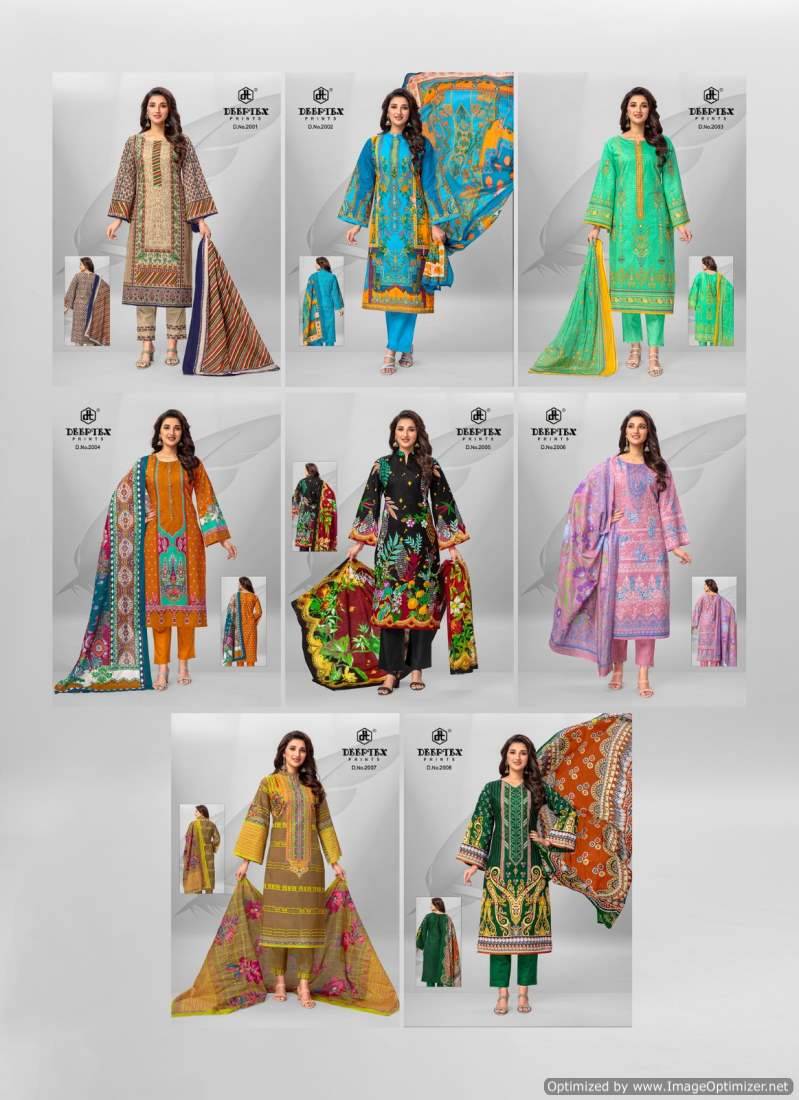 Roohi Zara Vol-2 By Deeptex Prints 2001 To 2008 Series Beautiful Festive Suits Colorful Stylish Fancy Casual Wear & Ethnic Wear Lawn Cotton Print Dresses At Wholesale Price