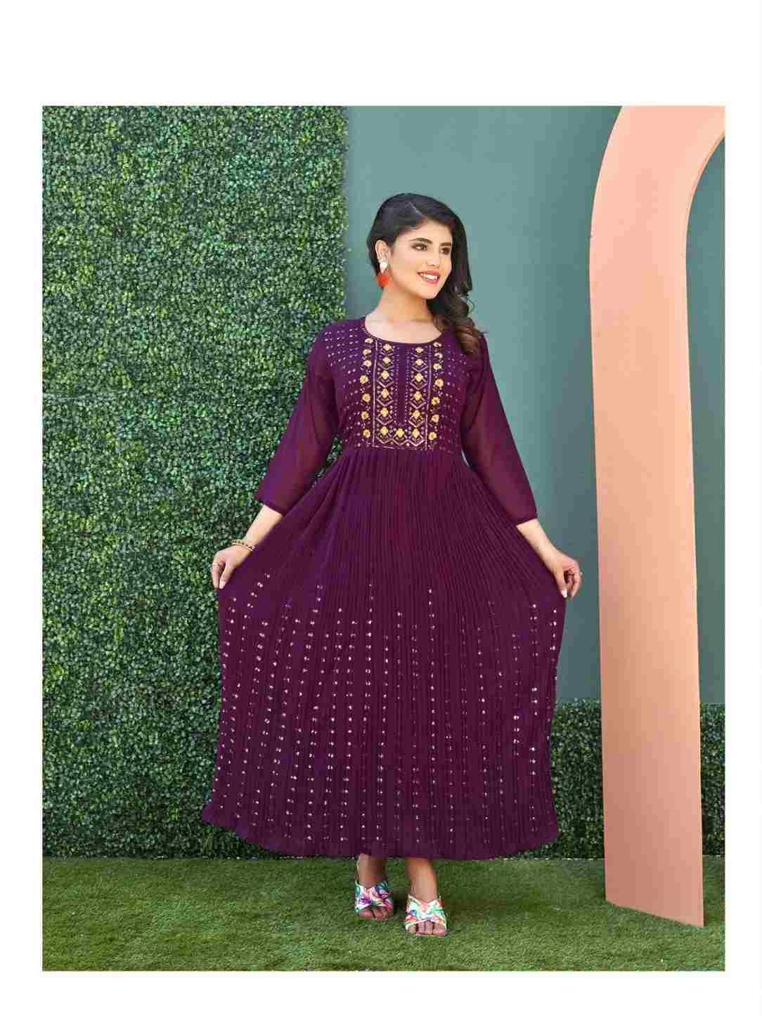 Rehnuma By Smylee 01 To 08 Series Designer Stylish Fancy Colorful Beautiful Party Wear & Ethnic Wear Collection Heavy Georgette Print Gowns At Wholesale Price