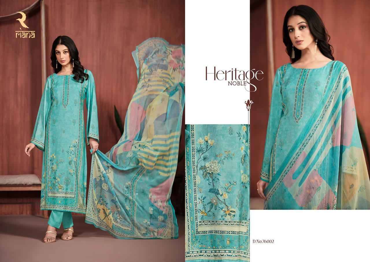 Kaveri By Riana 75000 To 75005 Series Designer Festive Suits Collection Beautiful Stylish Fancy Colorful Party Wear & Occasional Wear Viscose Muslin Dresses At Wholesale Price