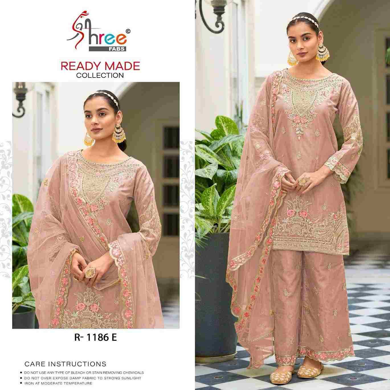 Shree Fabs Hit Design R-1186 Colours Vol-2 By Shree Fabs R-1186-E To R-1186-H Series Pakistani Suits Beautiful Fancy Colorful Stylish Party Wear & Occasional Wear Organza Embroidery Dresses At Wholesale Price