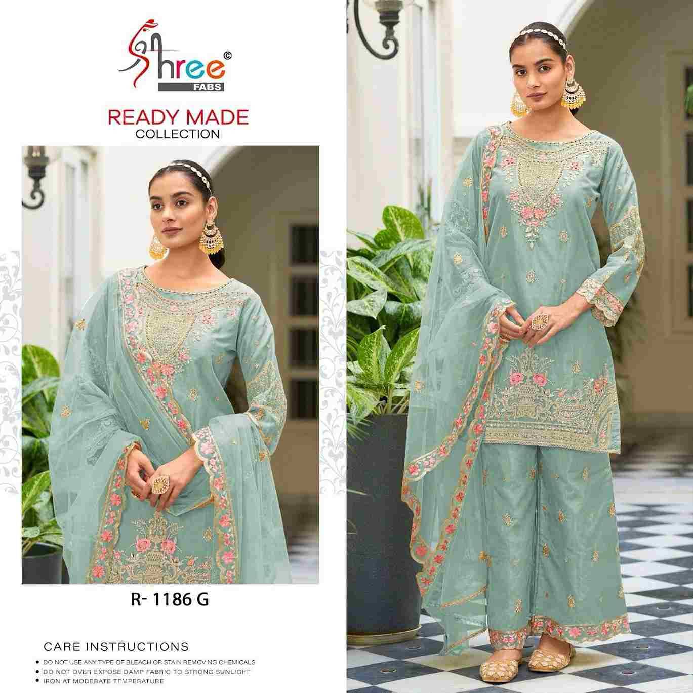Shree Fabs Hit Design R-1186 Colours Vol-2 By Shree Fabs R-1186-E To R-1186-H Series Pakistani Suits Beautiful Fancy Colorful Stylish Party Wear & Occasional Wear Organza Embroidery Dresses At Wholesale Price