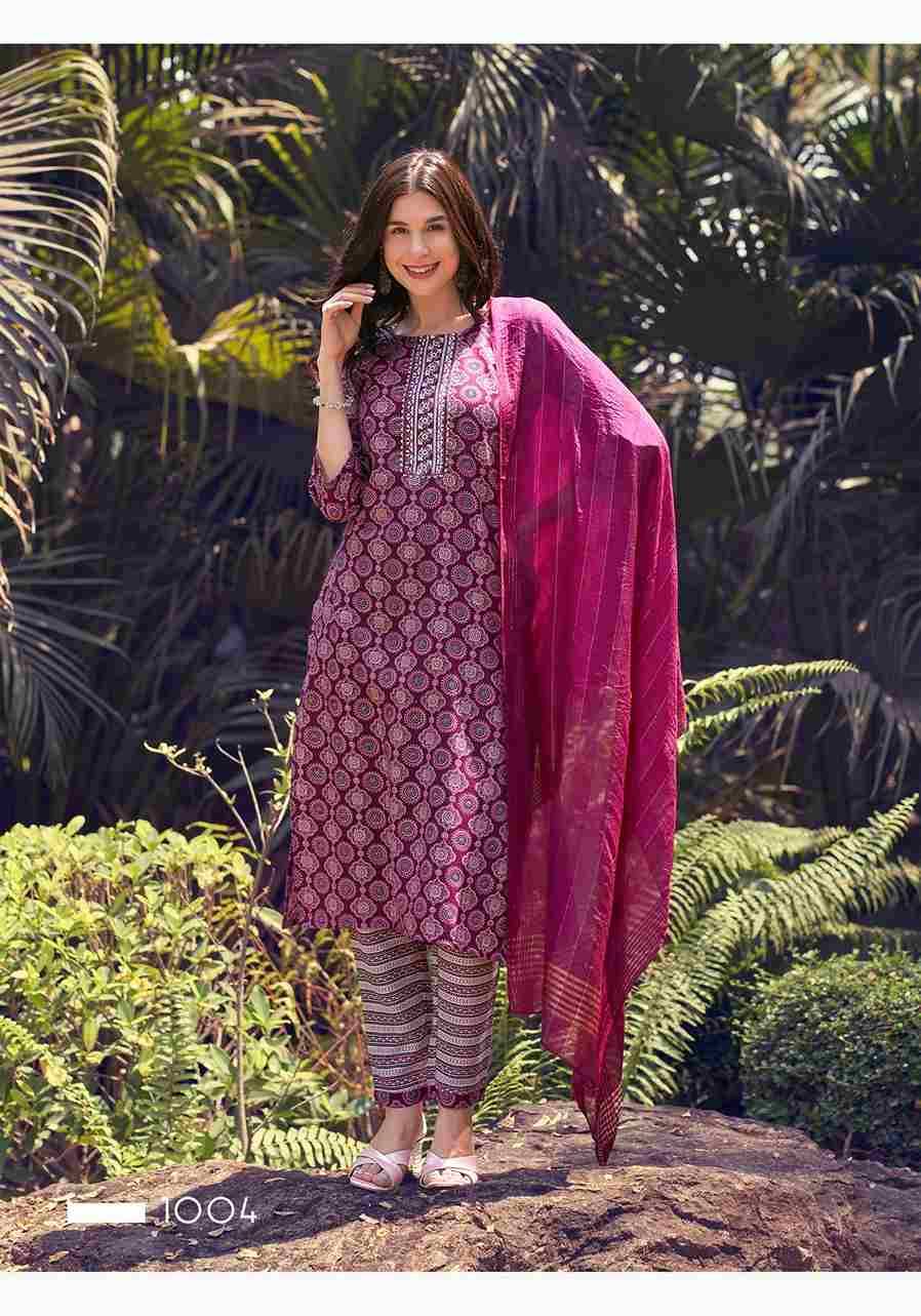 Sunrise Vol-1 By Vaniska 1001 To 1008 Series Festive Suits Beautiful Fancy Colorful Stylish Party Wear & Occasional Wear Fancy Dresses At Wholesale Price