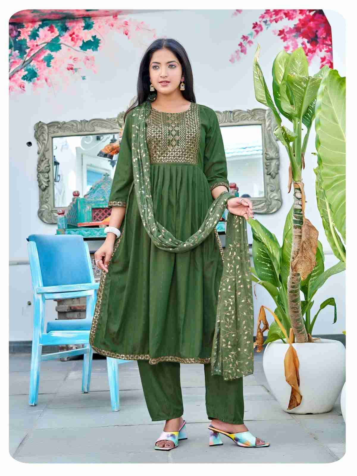 Chitra By Rung 01 To 08 Series Beautiful Festive Suits Colorful Stylish Fancy Casual Wear & Ethnic Wear Heavy Rayon Embroidered Dresses At Wholesale Price