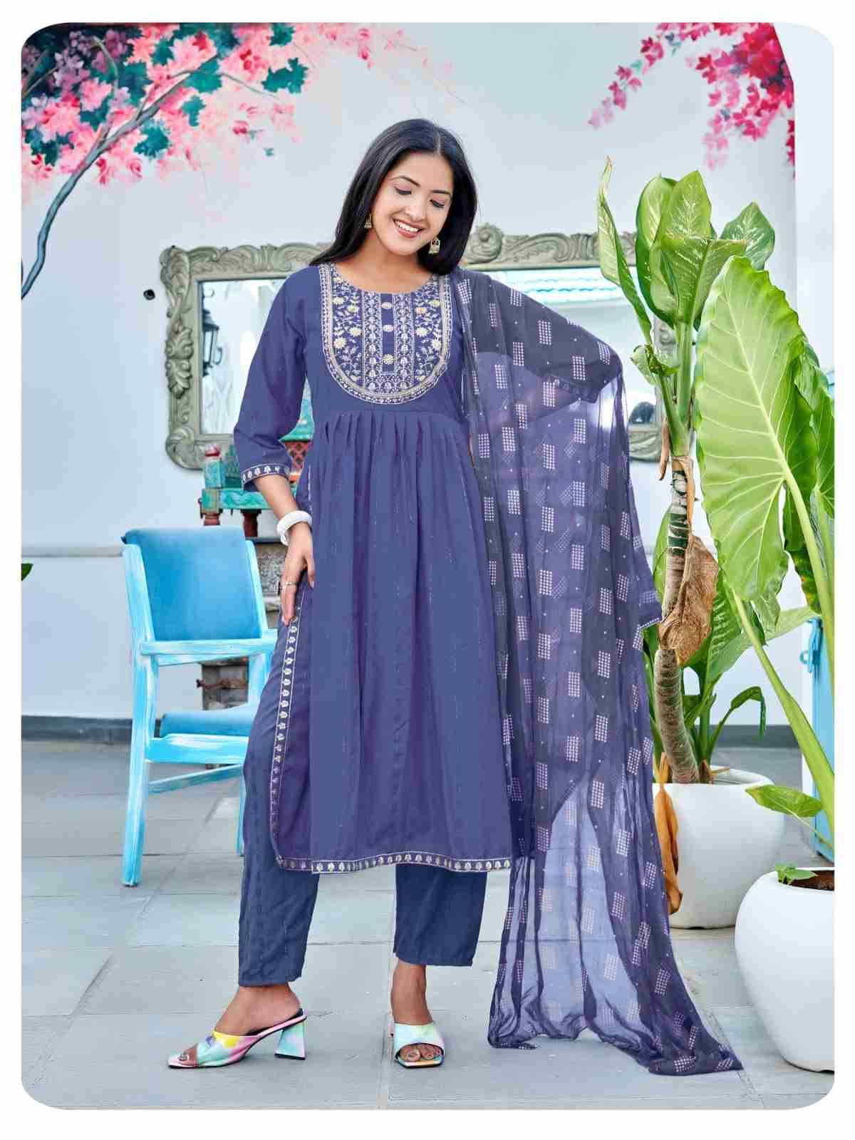 Chitra By Rung 01 To 08 Series Beautiful Festive Suits Colorful Stylish Fancy Casual Wear & Ethnic Wear Heavy Rayon Embroidered Dresses At Wholesale Price