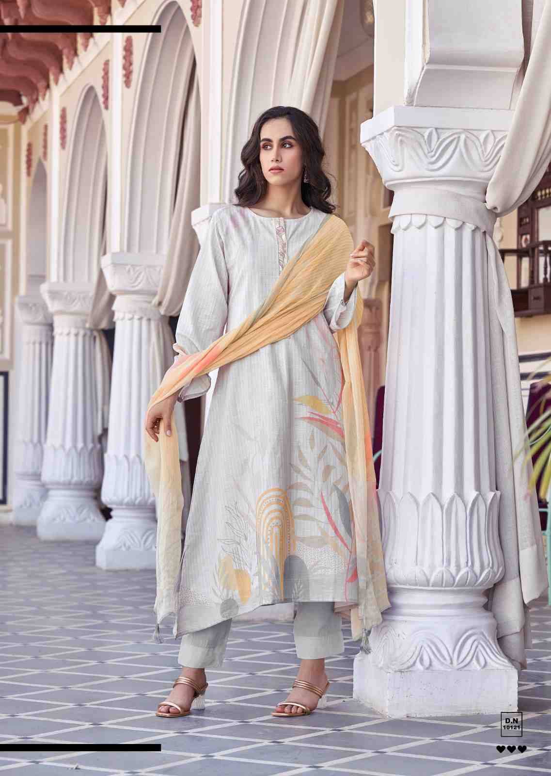 The Zen Collection By Sadhana Fashion 10117 To 10124 Series Beautiful Festive Suits Colorful Stylish Fancy Casual Wear & Ethnic Wear Pure Linen Dresses At Wholesale Price