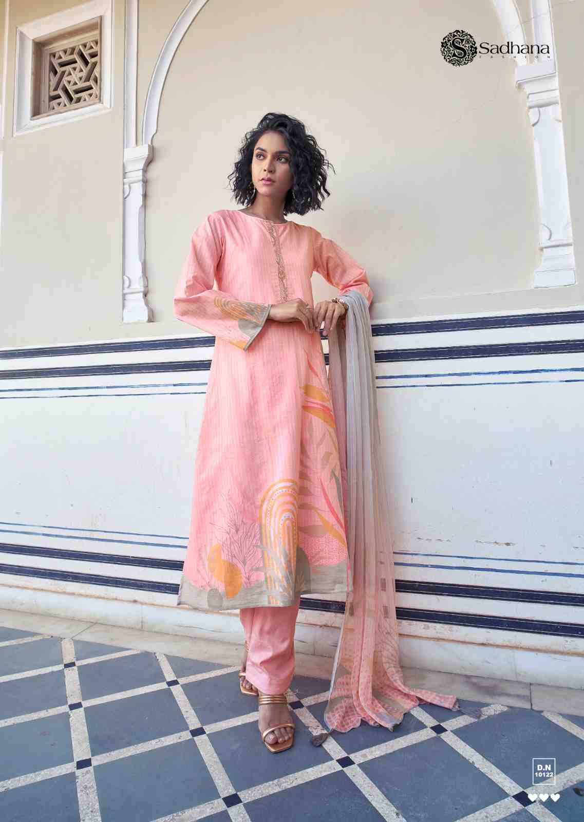 The Zen Collection By Sadhana Fashion 10117 To 10124 Series Beautiful Festive Suits Colorful Stylish Fancy Casual Wear & Ethnic Wear Pure Linen Dresses At Wholesale Price