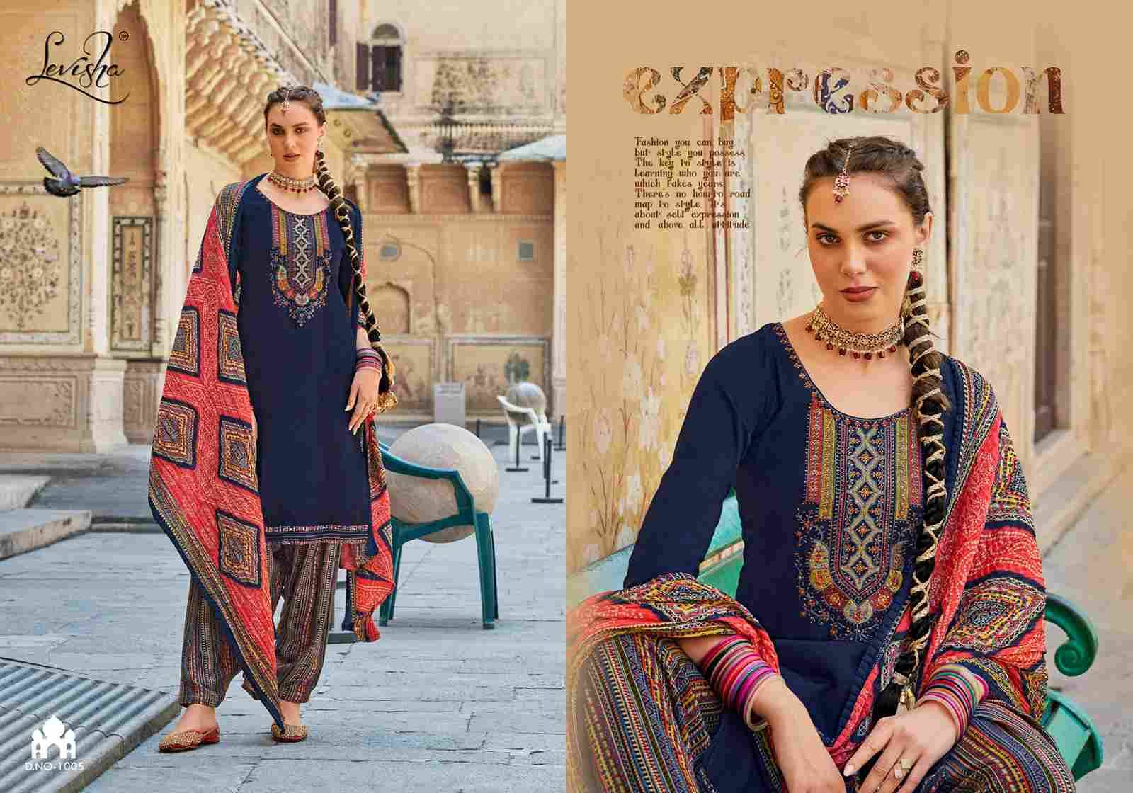Nikhar Patiyala By Levisha 1001 To 1006 Series Festive Suits Beautiful Fancy Colorful Stylish Party Wear & Occasional Wear Viscose Rayon Slub Dresses At Wholesale Price