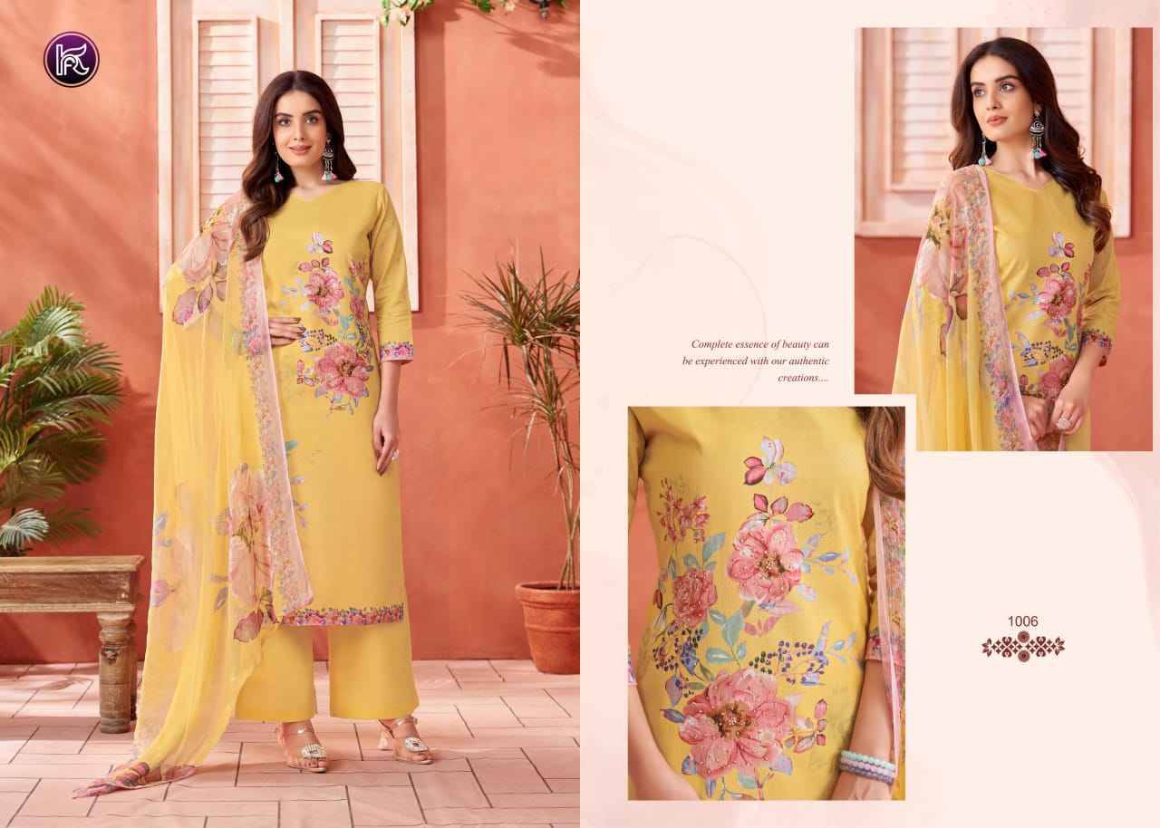 Tanya Vol-1 By Kala 1001 To 1006 Series Beautiful Festive Suits Colorful Stylish Fancy Casual Wear & Ethnic Wear Lawn Cotton Dresses At Wholesale Price