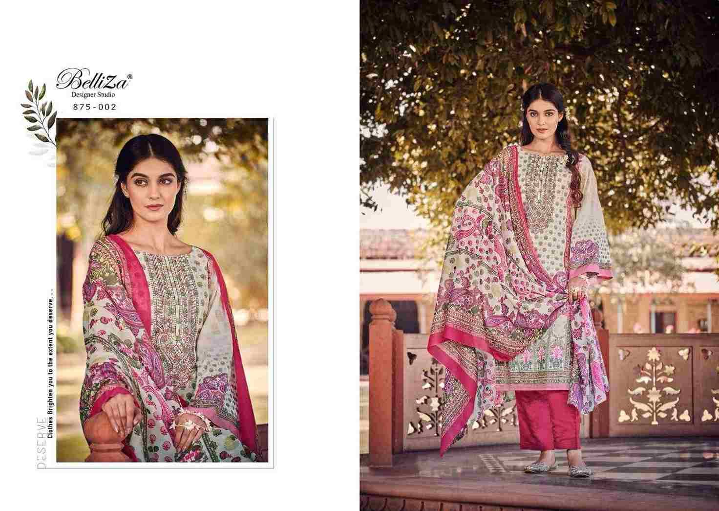 Naira Vol-31 By Belliza 875-001 To 875-006 Series Beautiful Festive Suits Stylish Fancy Colorful Casual Wear & Ethnic Wear Pure Cotton Print Dresses At Wholesale Price