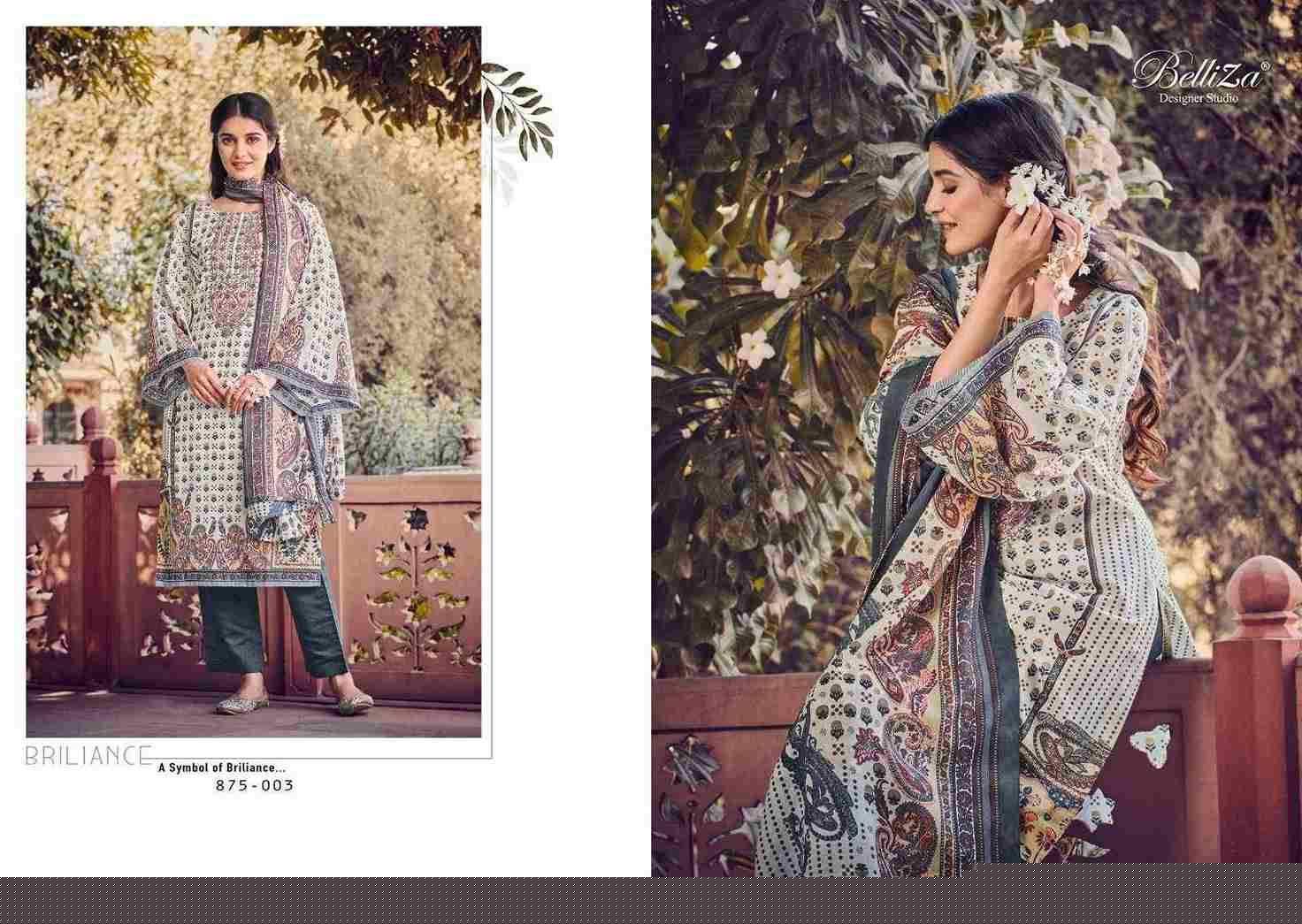 Naira Vol-31 By Belliza 875-001 To 875-006 Series Beautiful Festive Suits Stylish Fancy Colorful Casual Wear & Ethnic Wear Pure Cotton Print Dresses At Wholesale Price