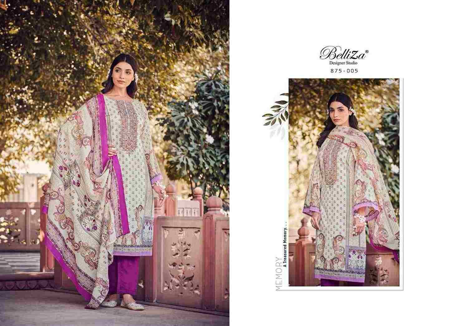 Naira Vol-31 By Belliza 875-001 To 875-006 Series Beautiful Festive Suits Stylish Fancy Colorful Casual Wear & Ethnic Wear Pure Cotton Print Dresses At Wholesale Price