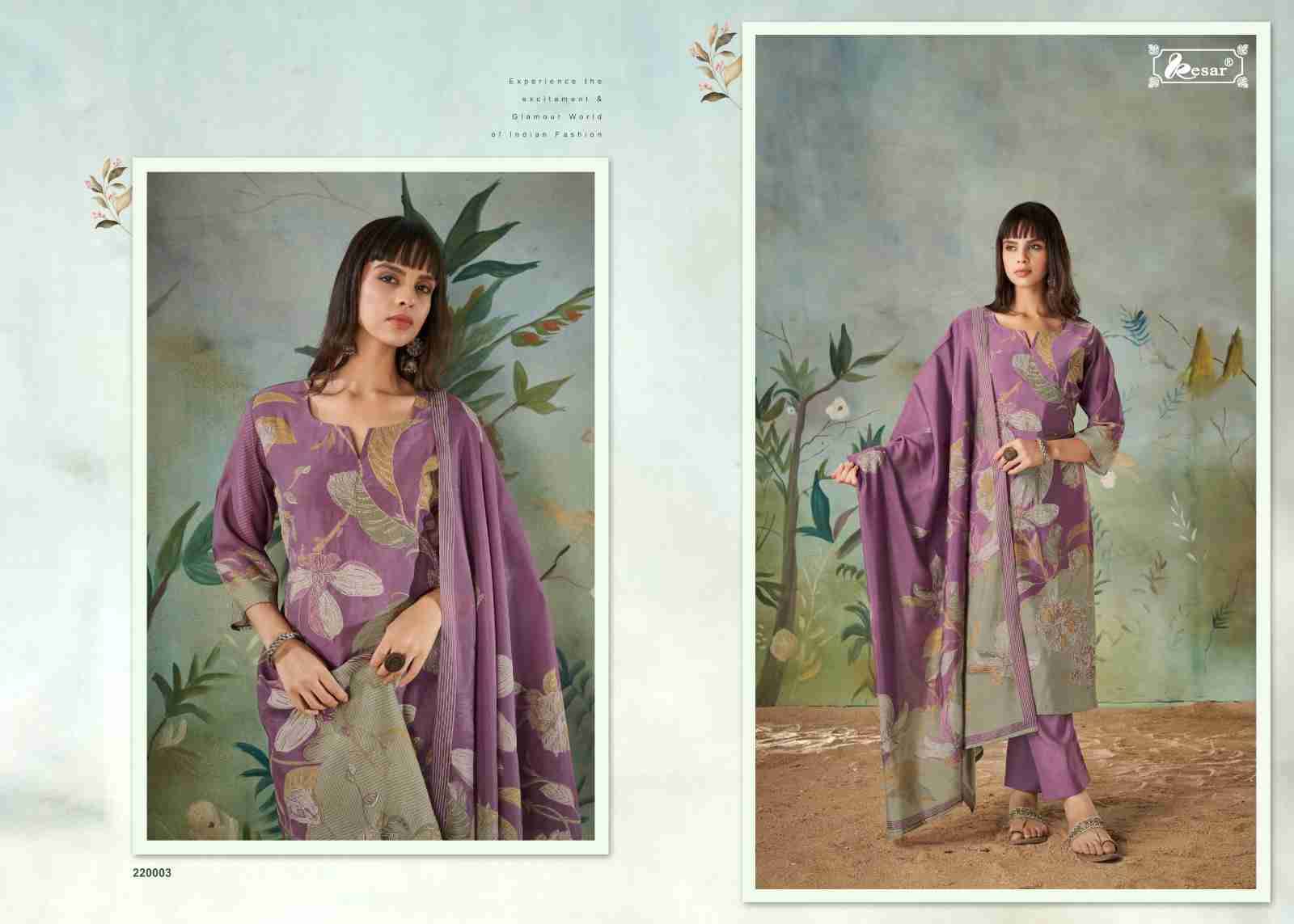 Shanaya Vol-2 By Kesar 220001 To 220006 Series Beautiful Festive Suits Stylish Fancy Colorful Casual Wear & Ethnic Wear Pure Muslin Viscose Print Dresses At Wholesale Price