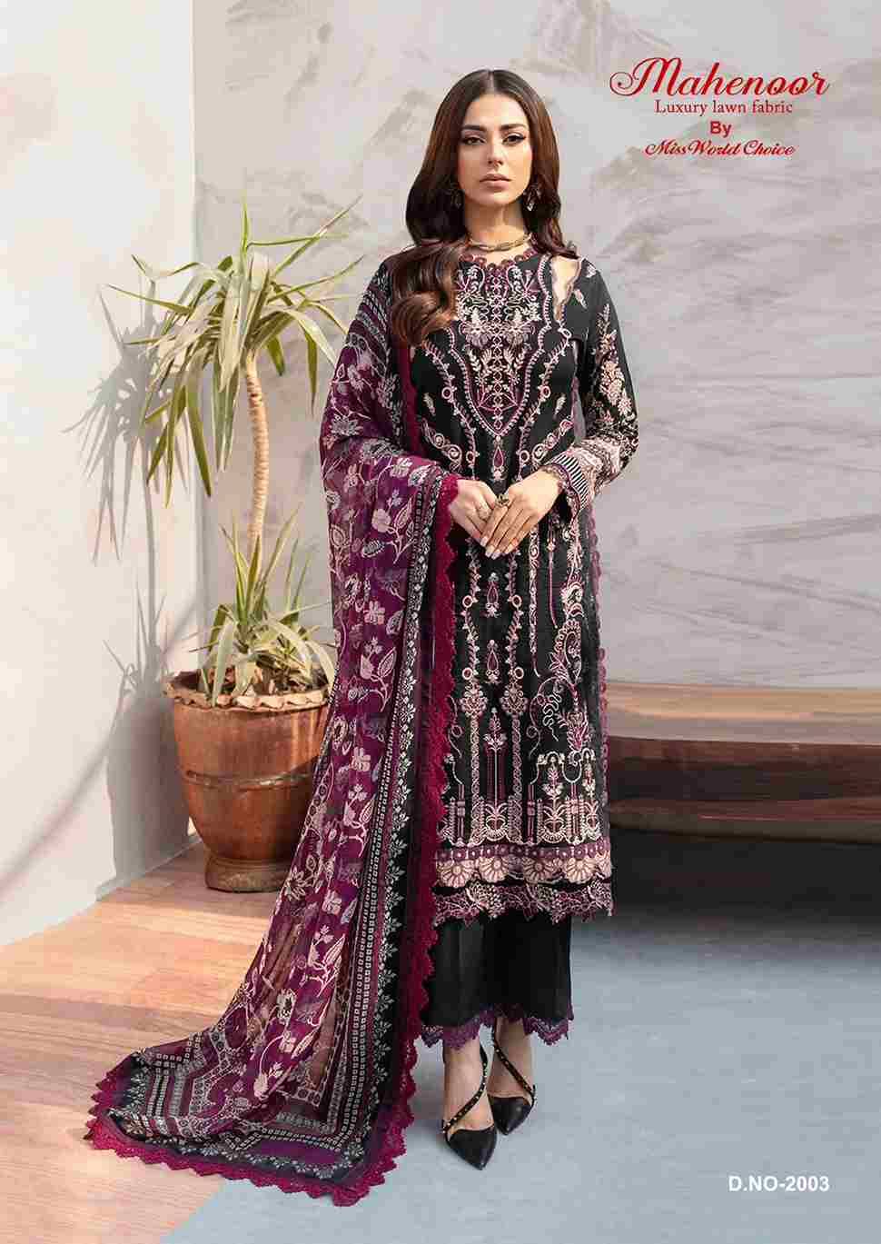 Mahenoor Vol-2 By Miss World Choice 2001 To 2006 Series Beautiful Festive Suits Stylish Fancy Colorful Casual Wear & Ethnic Wear Pure Lawn Print Dresses At Wholesale Price