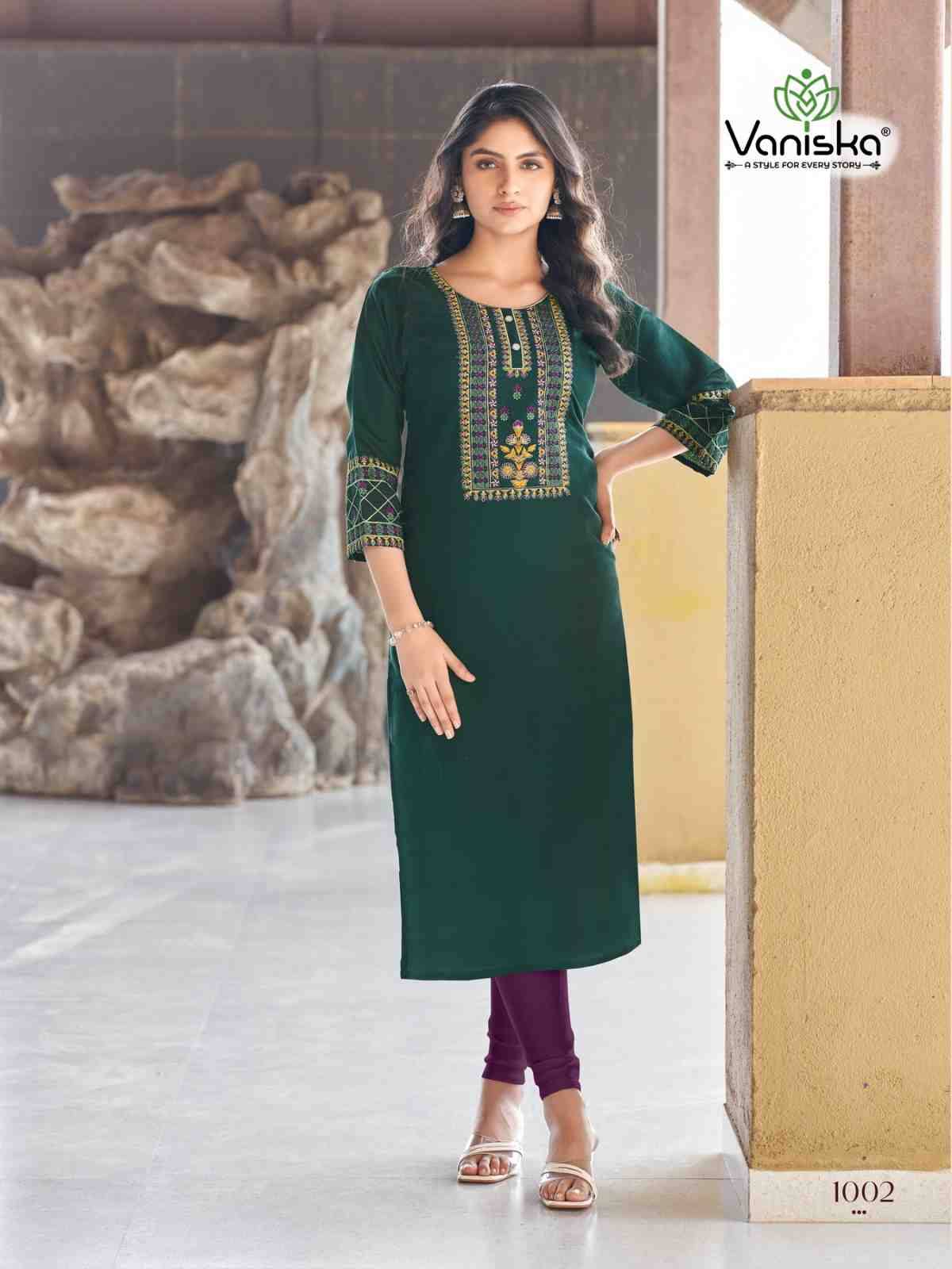Dark Fantasy Vol-1 By Vaniska 1001 To 1004 Series Designer Stylish Fancy Colorful Beautiful Party Wear & Ethnic Wear Collection Roman Silk Print Kurtis At Wholesale Price