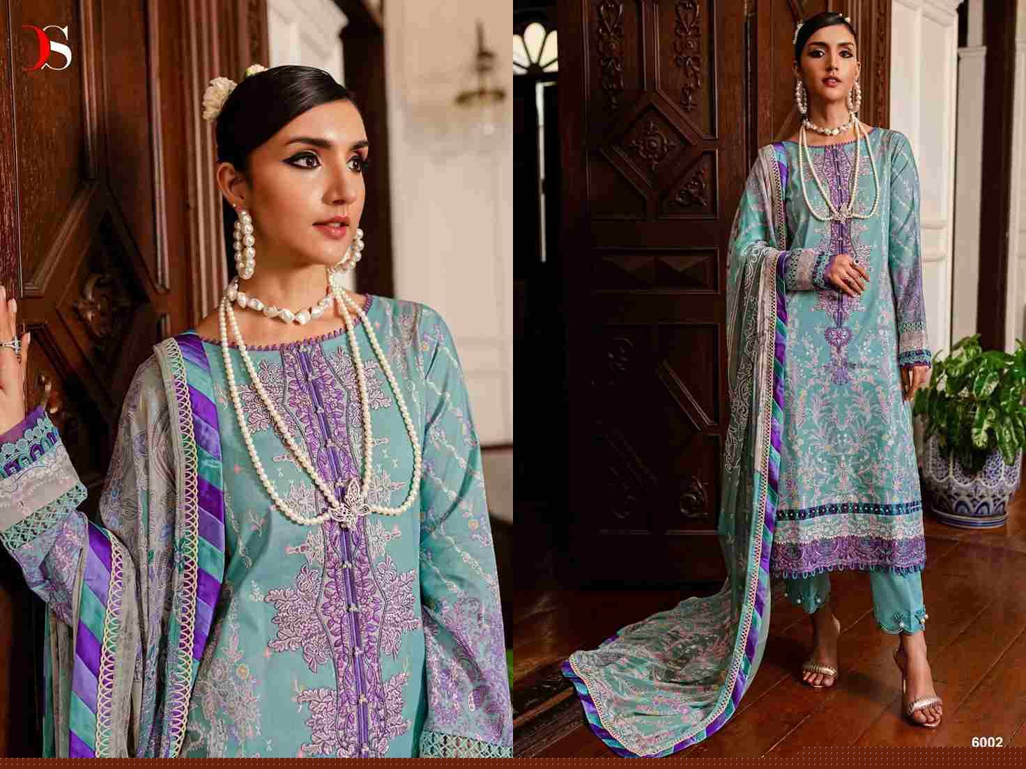 Firdous Queens Court Vol-6 Nx By Deepsy Suits Designer Pakistani Suits Beautiful Stylish Fancy Colorful Party Wear & Occasional Wear Pure Cotton Print Embroidered Dresses At Wholesale Price
