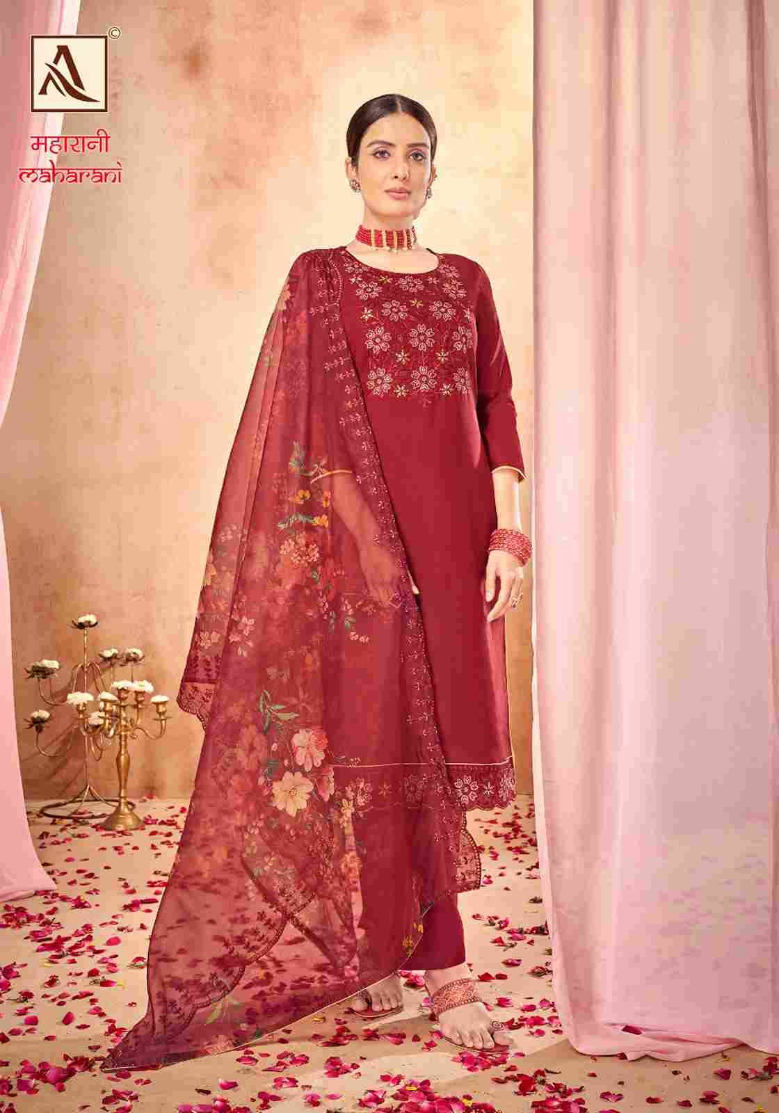 Maharani Vol-3 By Alok Suit 1475-001 To 1475-006 Series Beautiful Festive Suits Colorful Stylish Fancy Casual Wear & Ethnic Wear Pure Viscose Jacquard Dresses At Wholesale Price