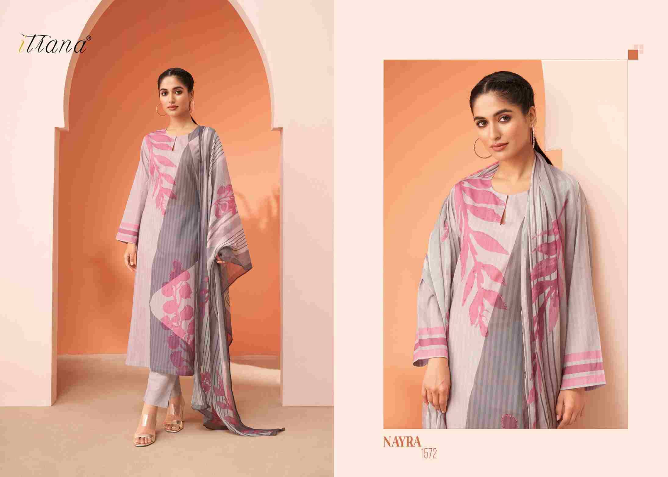 Nayra By Itrana Beautiful Festive Suits Colorful Stylish Fancy Casual Wear & Ethnic Wear Pure Lawn Cotton Dresses At Wholesale Price