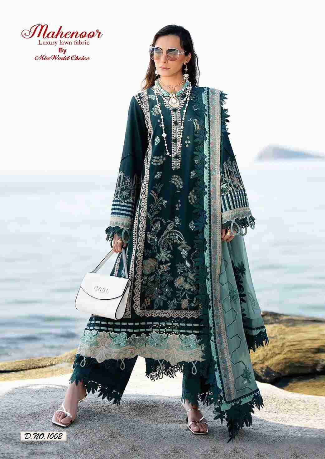 Mahenoor Vol-3 By Miss World Choice 3001 To 3006 Series Beautiful Festive Suits Stylish Fancy Colorful Casual Wear & Ethnic Wear Pure Lawn Print Dresses At Wholesale Price