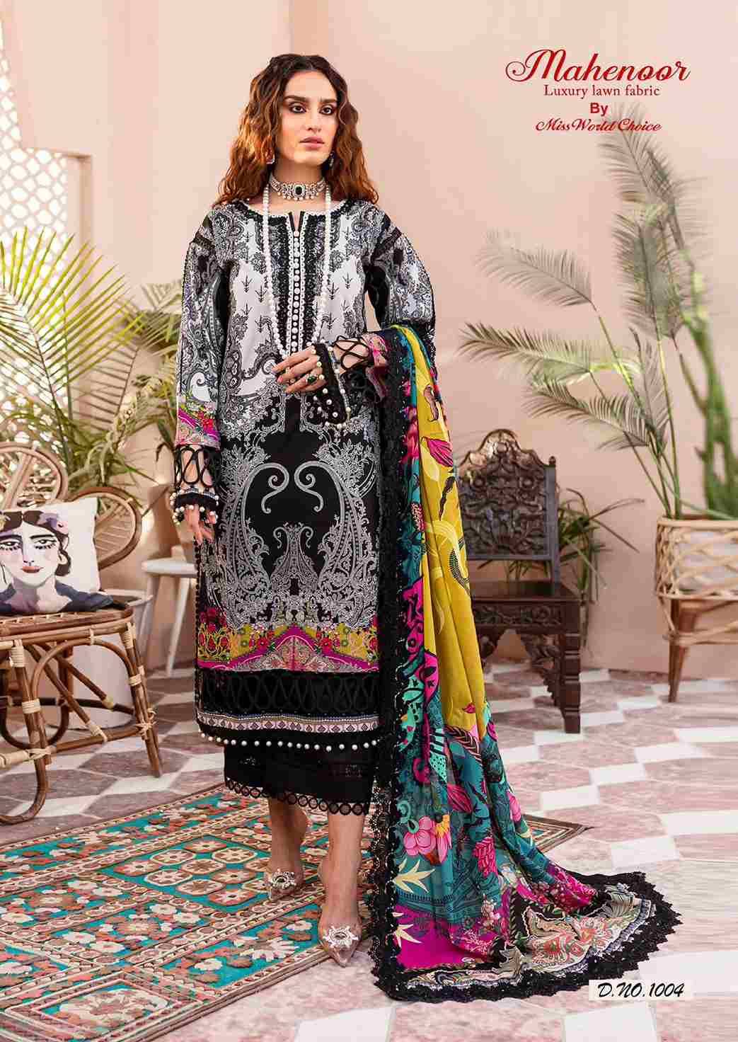 Mahenoor Vol-3 By Miss World Choice 3001 To 3006 Series Beautiful Festive Suits Stylish Fancy Colorful Casual Wear & Ethnic Wear Pure Lawn Print Dresses At Wholesale Price