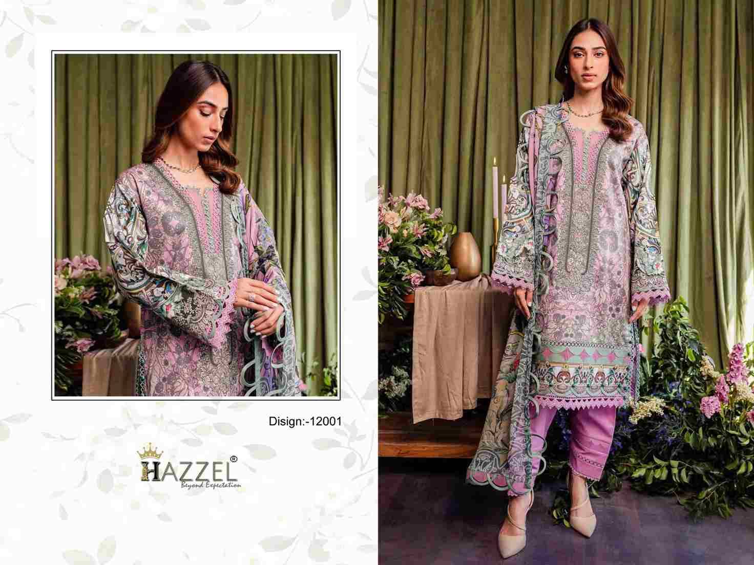 Best Of Queens Court Vol-12 By Hazzel 12001 To 12004 Series Designer Festive Pakistani Suits Collection Beautiful Stylish Fancy Colorful Party Wear & Occasional Wear Heavy Cotton Print With Patch Work Dresses At Wholesale Price