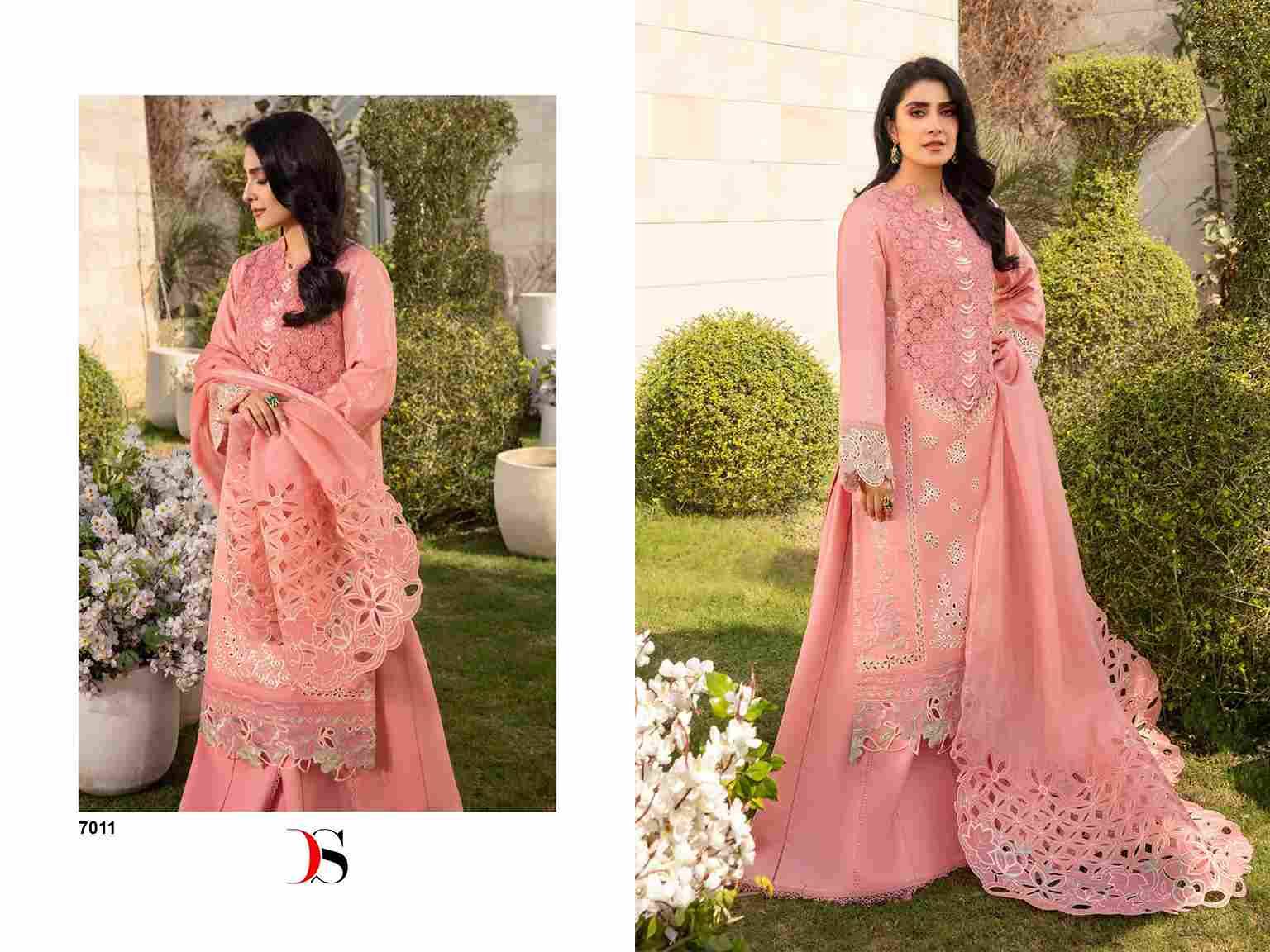 Rangrasiya Premium Lawn-24 Vol-2 By Deepsy Suits 7011 To 7016 Series Designer Pakistani Suits Beautiful Fancy Stylish Colorful Party Wear & Occasional Wear Pure Cotton With Embroidery Dresses At Wholesale Price