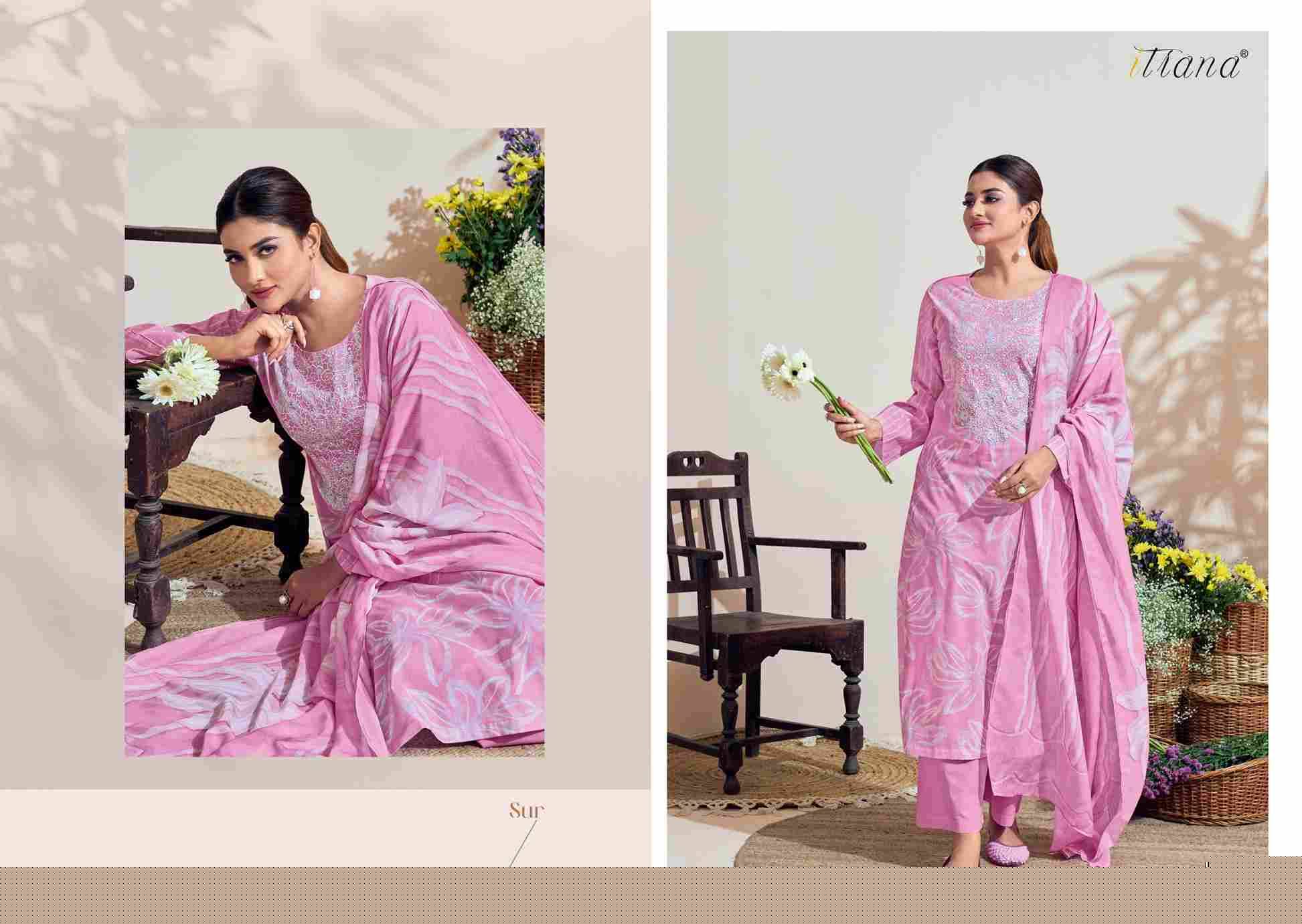 Sur By Itrana Beautiful Festive Suits Colorful Stylish Fancy Casual Wear & Ethnic Wear Pure Lawn Cotton Dresses At Wholesale Price