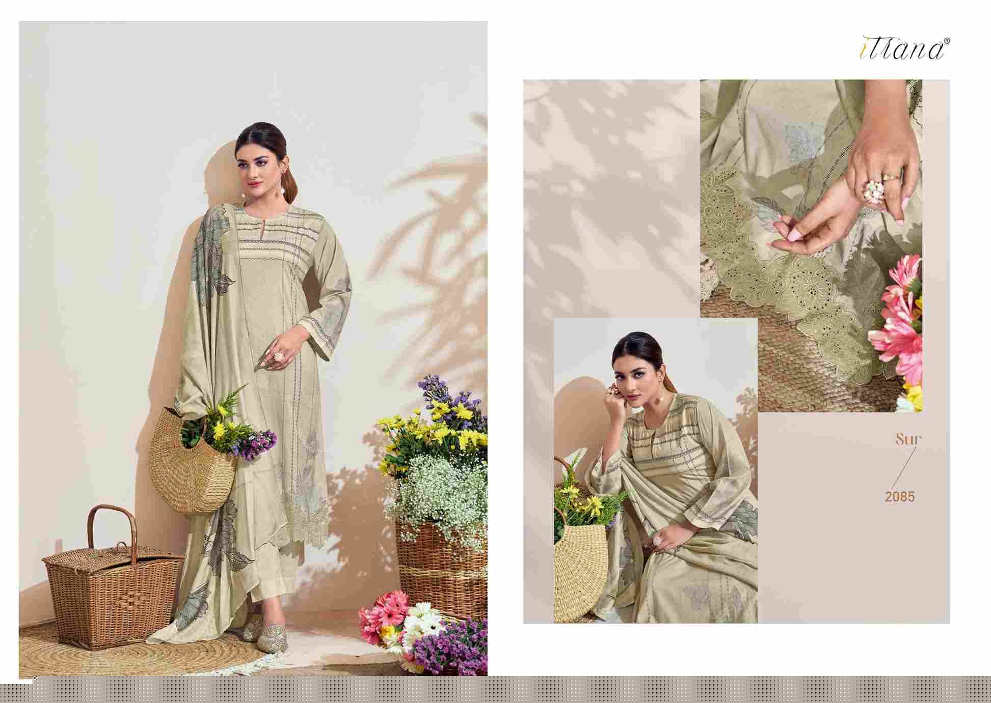 Sur By Itrana Beautiful Festive Suits Colorful Stylish Fancy Casual Wear & Ethnic Wear Pure Lawn Cotton Dresses At Wholesale Price