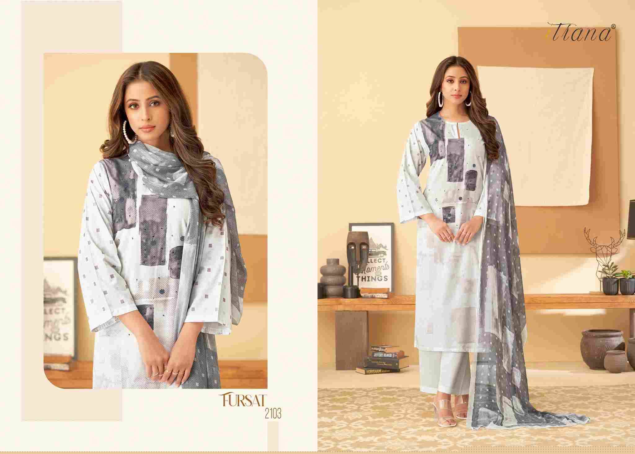 Fursat By Itrana Beautiful Festive Suits Colorful Stylish Fancy Casual Wear & Ethnic Wear Pure Lawn Cotton Dresses At Wholesale Price