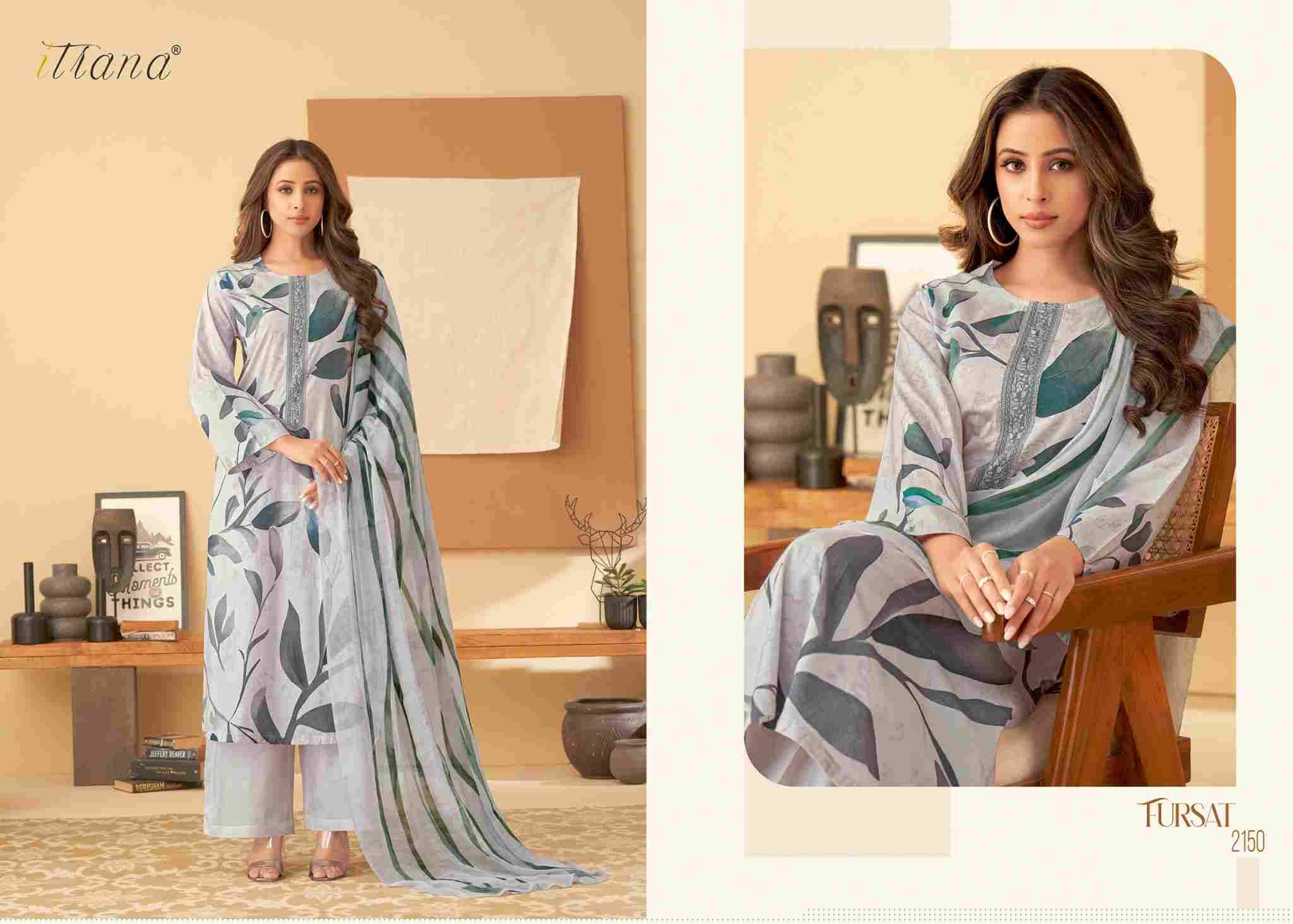Fursat By Itrana Beautiful Festive Suits Colorful Stylish Fancy Casual Wear & Ethnic Wear Pure Lawn Cotton Dresses At Wholesale Price