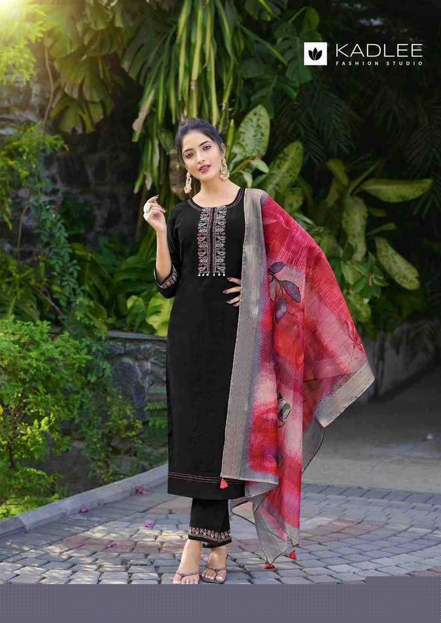 Nazakat By Kadlee 1001 To 1006 Series Beautiful Stylish Festive Suits Fancy Colorful Casual Wear & Ethnic Wear & Ready To Wear Viscose Embroidered Dresses At Wholesale Price