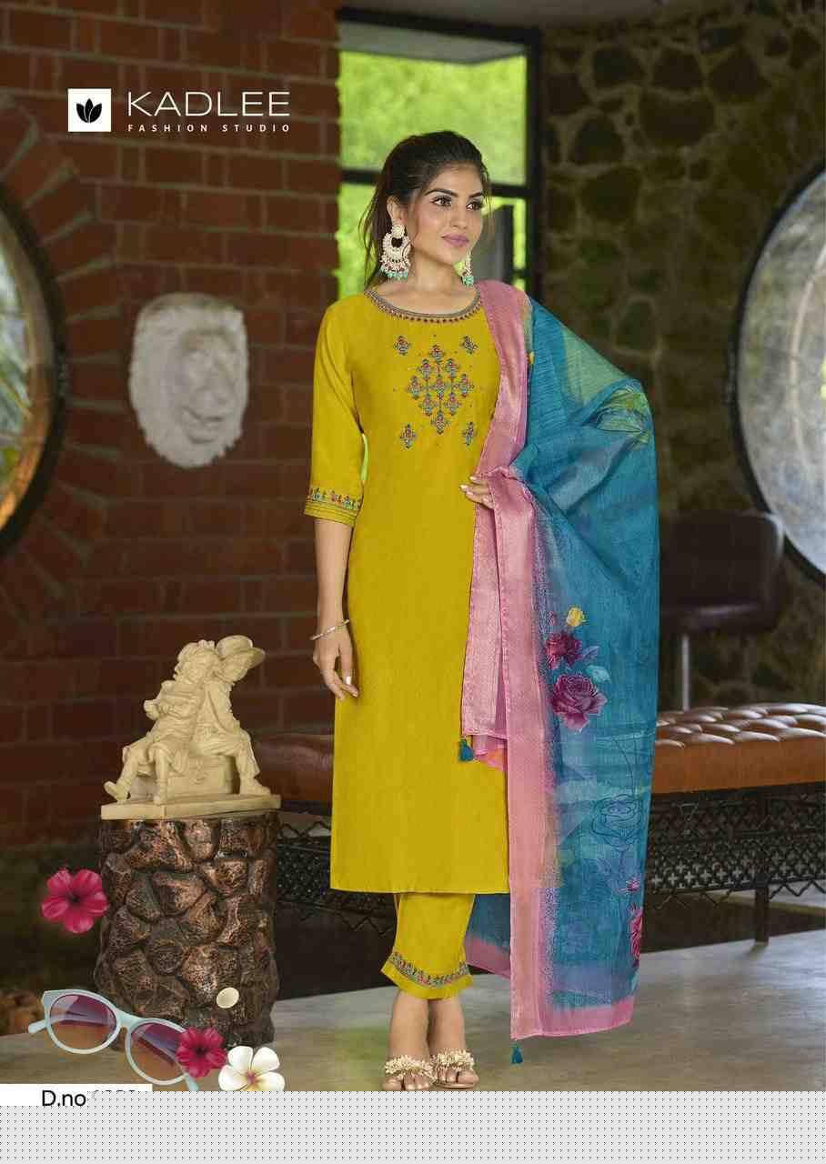 Nazakat By Kadlee 1001 To 1006 Series Beautiful Stylish Festive Suits Fancy Colorful Casual Wear & Ethnic Wear & Ready To Wear Viscose Embroidered Dresses At Wholesale Price