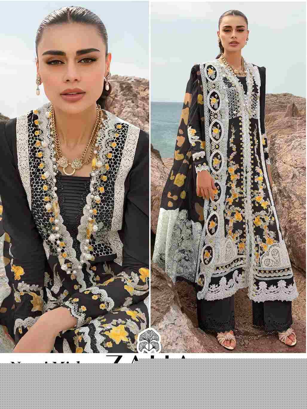 Noori Mirha By Zaha 10334-A To 10334-D Series Pakistani Suits Beautiful Fancy Colorful Stylish Party Wear & Occasional Wear Cambric Cotton Embroidery Dresses At Wholesale Price