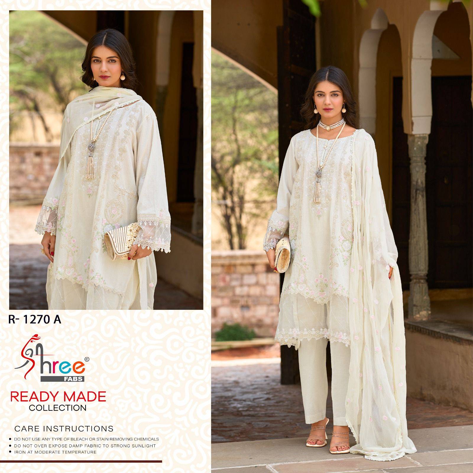 Shree Fabs Hit Design R-1270 Colours By Shree Fabs R-1270-A To R-1270-D Series Beautiful Pakistani Suits Stylish Fancy Colorful Party Wear & Occasional Wear Pure Viscose Lawn Cotton Embroidered Dresses At Wholesale Price