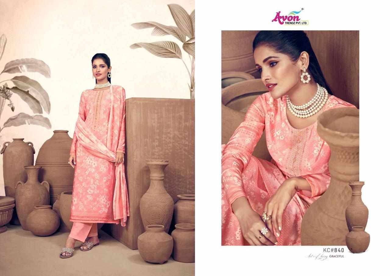 Kabul Crape Vol-2 By Avon Trendz 839 To 844 Series Designer Festive Festive Suits Collection Beautiful Stylish Fancy Colorful Party Wear & Occasional Wear Crepe Dresses At Wholesale Price