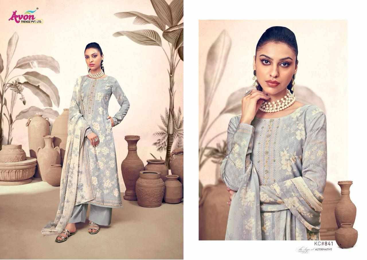 Kabul Crape Vol-2 By Avon Trendz 839 To 844 Series Designer Festive Festive Suits Collection Beautiful Stylish Fancy Colorful Party Wear & Occasional Wear Crepe Dresses At Wholesale Price