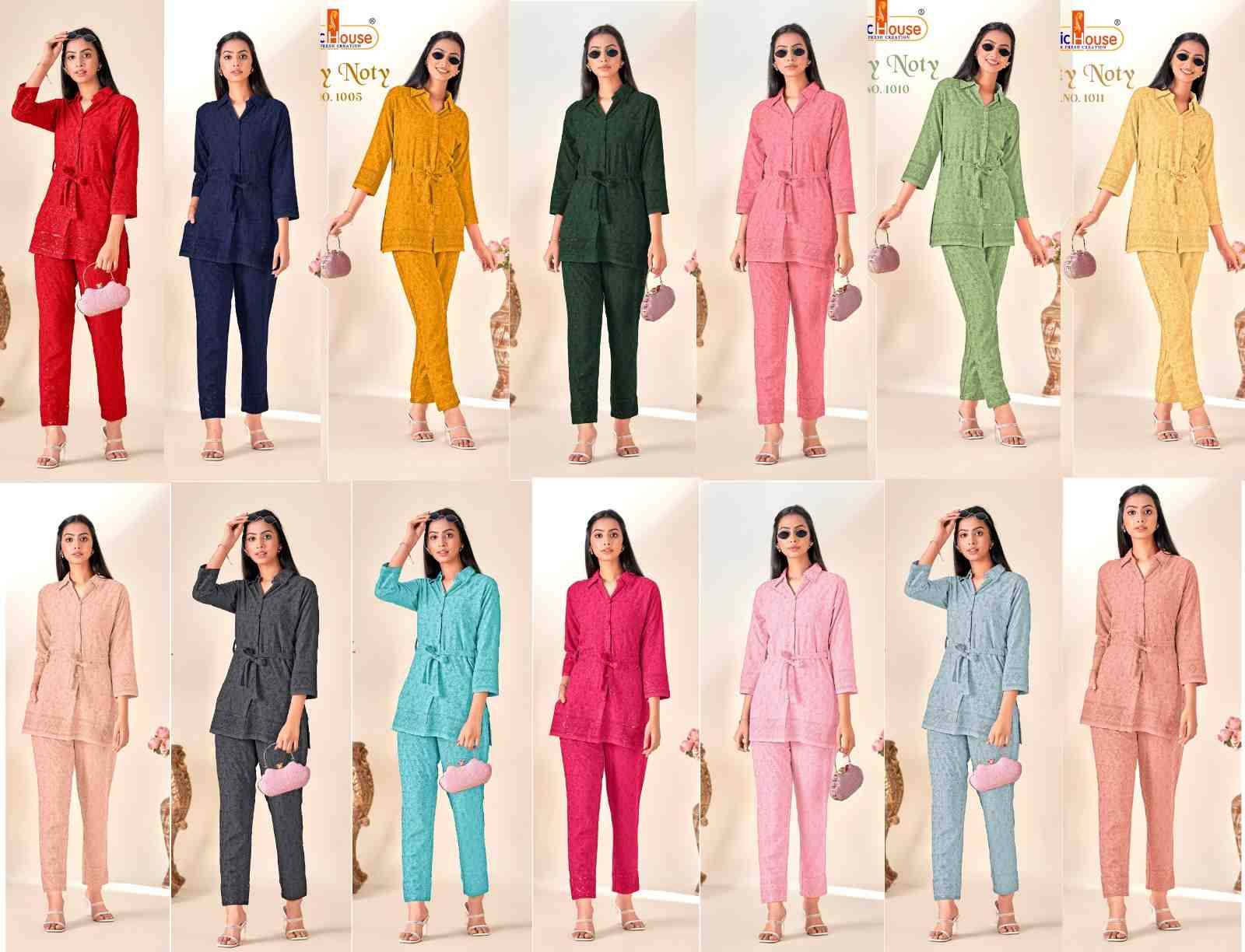 Hoty Noty By Tunic House Designer Stylish Fancy Colorful Beautiful Party Wear & Ethnic Wear Collection Viscose Rayon Co-Ord At Wholesale Price