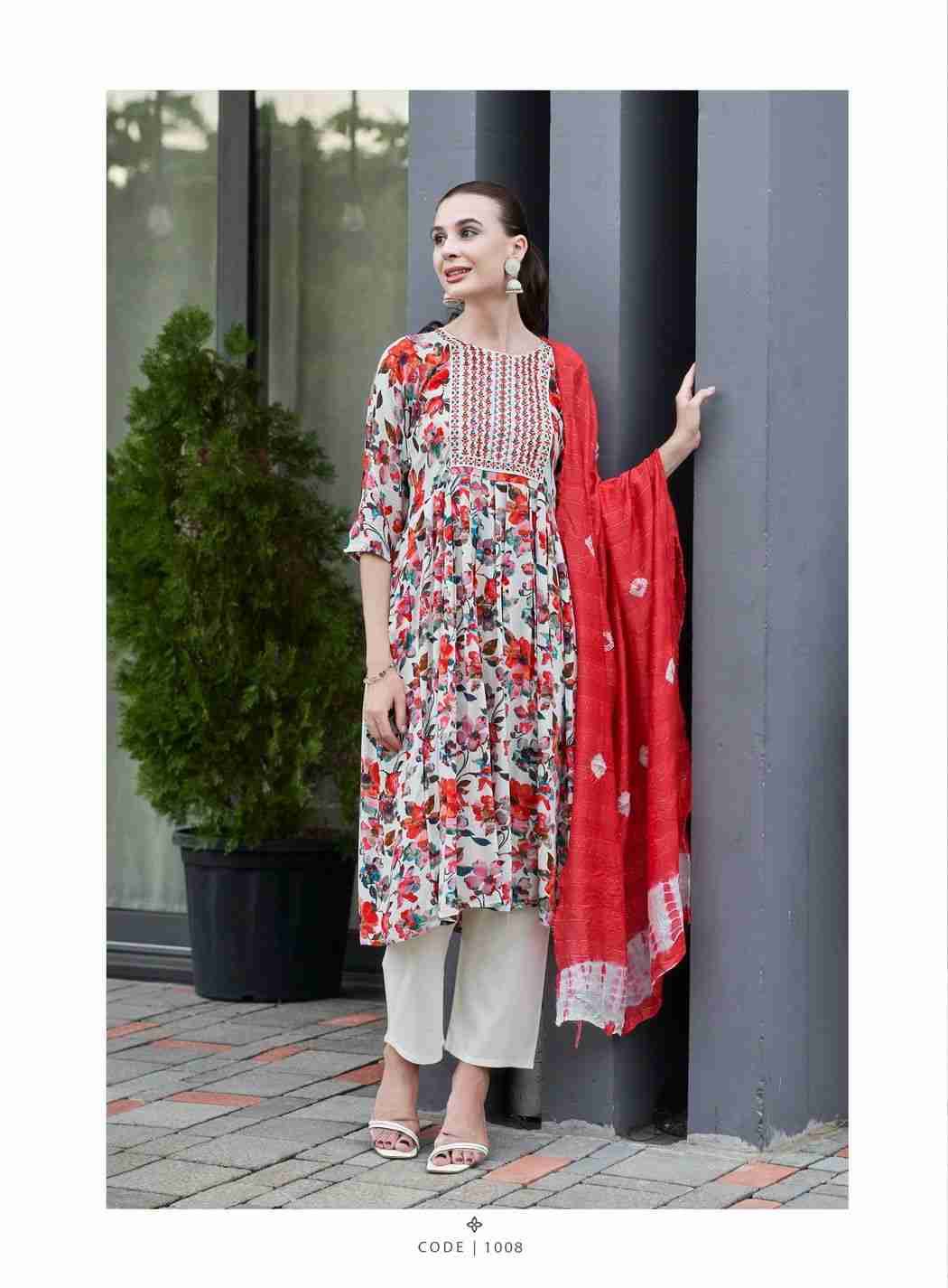 Morni Vol-2 By Kushals 1001 To 1010 Series Beautiful Festive Suits Colorful Stylish Fancy Casual Wear & Ethnic Wear Rinkle Dresses At Wholesale Price