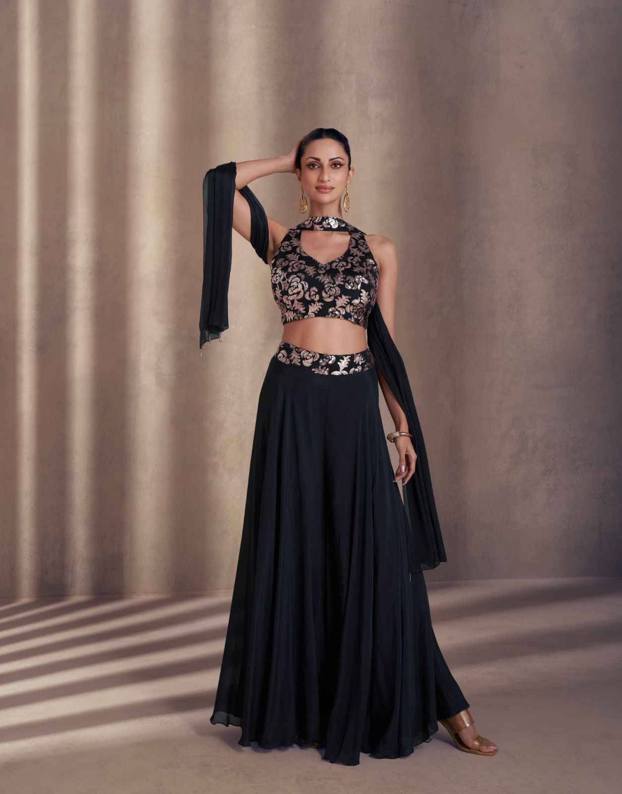 Nisha By Sayuri 5483 To 5487 Series Designer Festive Festive Suits Collection Beautiful Stylish Fancy Colorful Party Wear & Occasional Wear Chinnon Silk Dresses At Wholesale Price