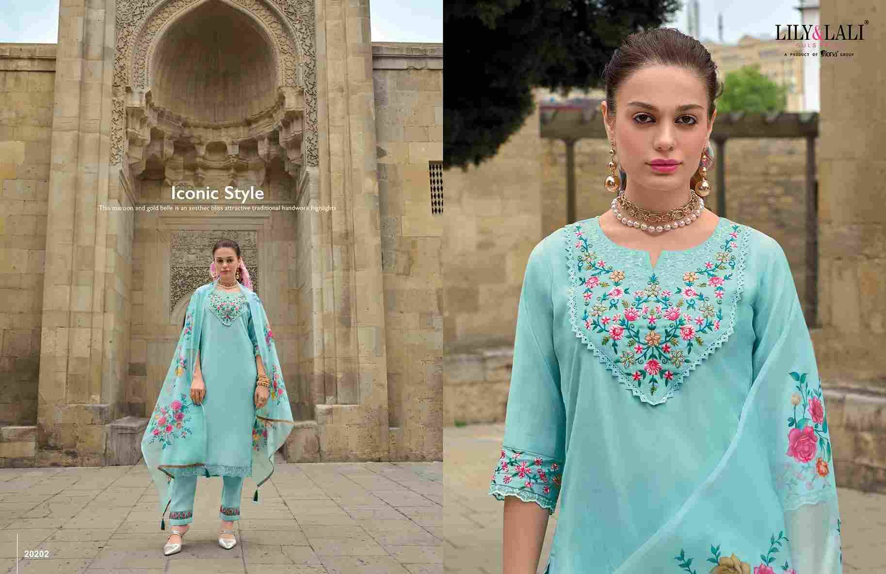 Mahra By Lily And Lali 20201 To 20206 Series Beautiful Stylish Festive Suits Fancy Colorful Casual Wear & Ethnic Wear & Ready To Wear Milan Silk Dresses At Wholesale Price