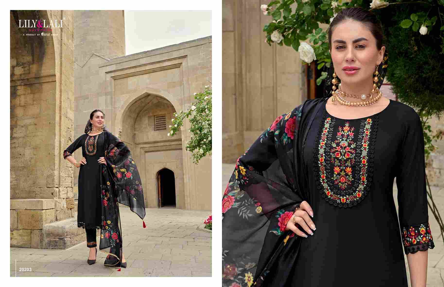 Mahra By Lily And Lali 20201 To 20206 Series Beautiful Stylish Festive Suits Fancy Colorful Casual Wear & Ethnic Wear & Ready To Wear Milan Silk Dresses At Wholesale Price