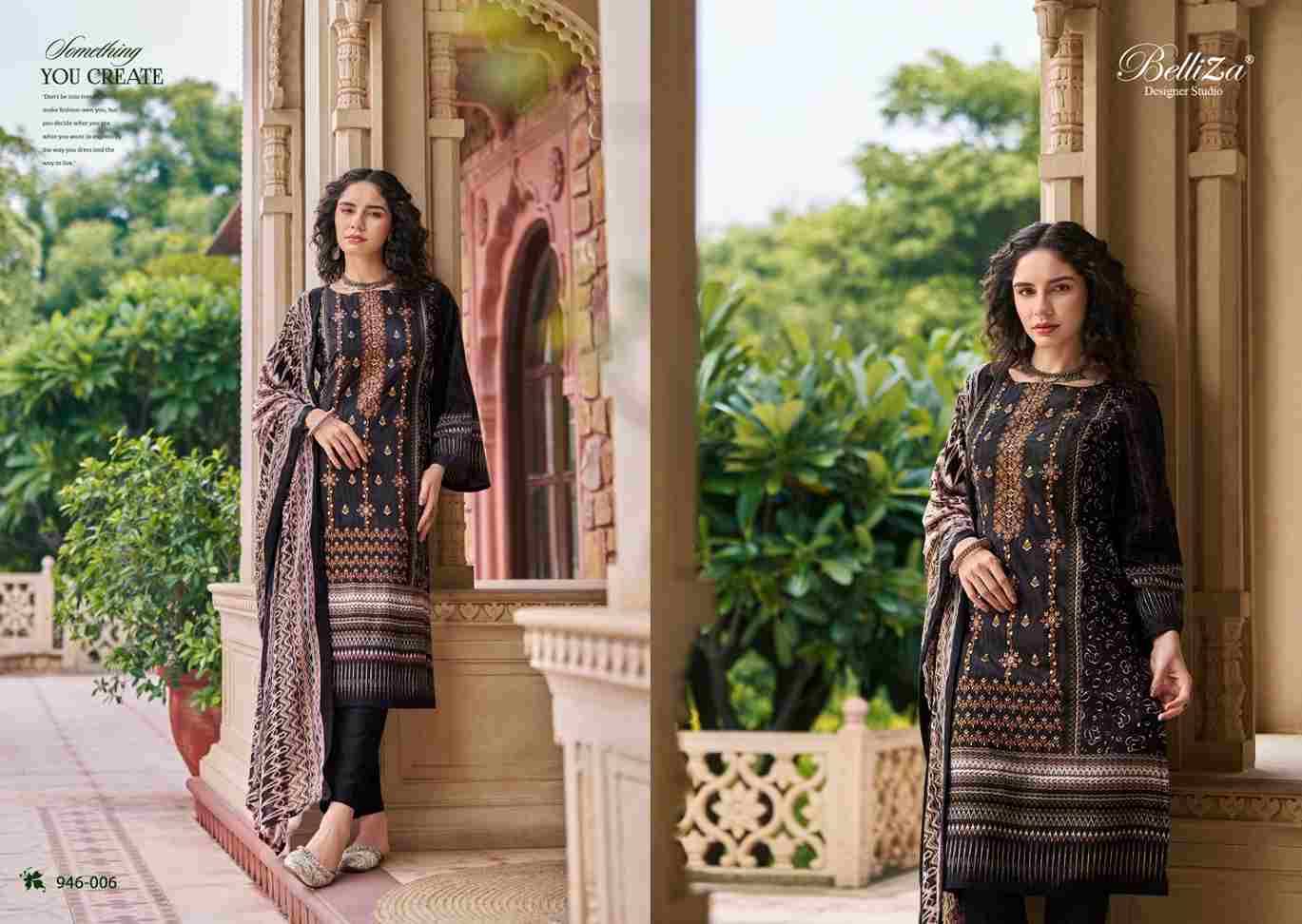 Bin Saeed Vol-5 By Belliza 946-001 To 946-008 Series Beautiful Stylish Festive Suits Fancy Colorful Casual Wear & Ethnic Wear & Ready To Wear Pure Cotton Digital Print Dresses At Wholesale Price