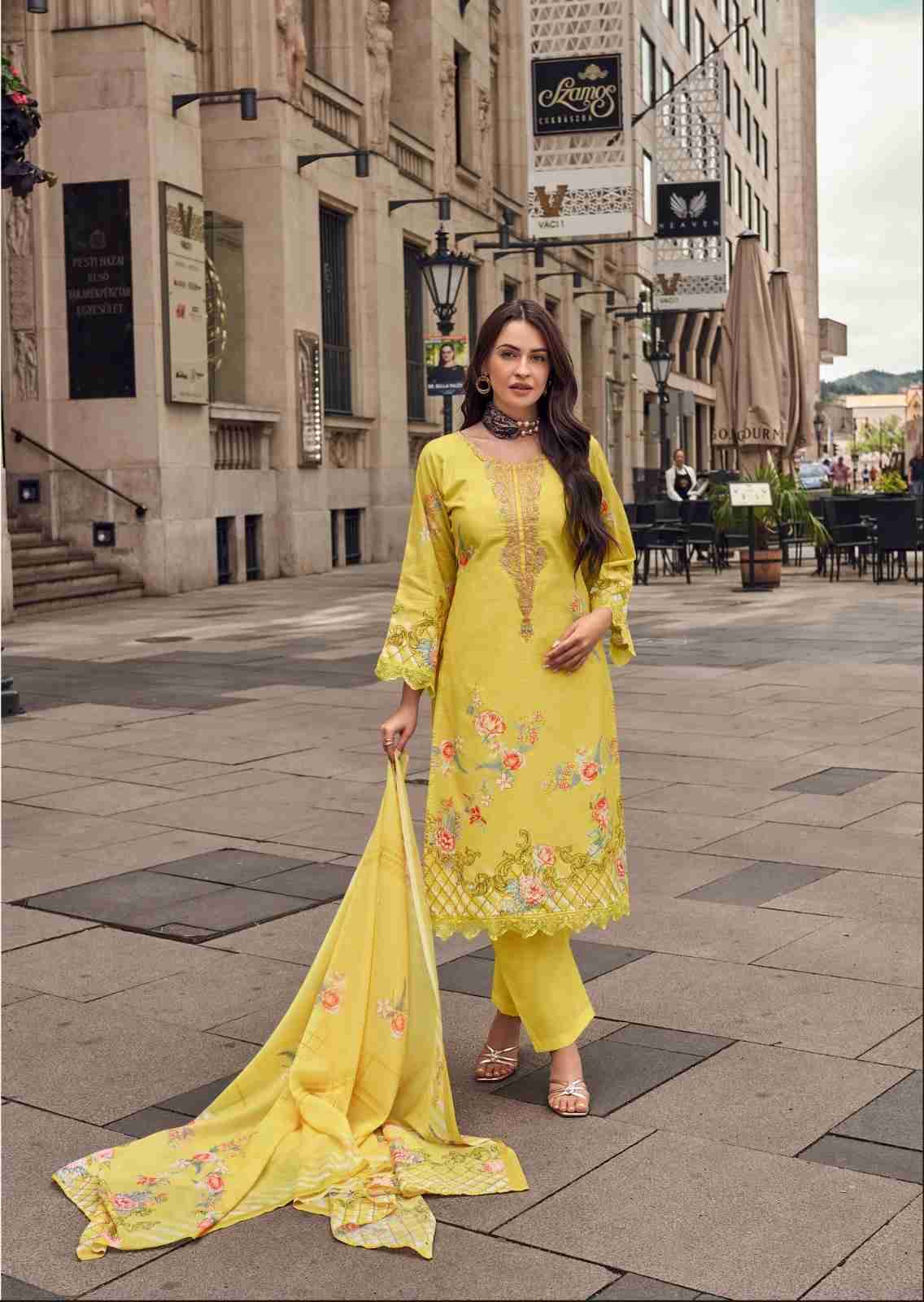 Aayka By The Hermitage Shop 8000 To 8005 Series Beautiful Festive Suits Colorful Stylish Fancy Casual Wear & Ethnic Wear Pure Lawn Cotton Dresses At Wholesale Price